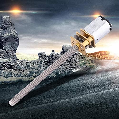 DC 12V Gear Motor, Ball Screw Motor, N20 Gear Motor, Lead Screw Speed Reduction Electric Motor M4 x 55 mm, 12 V, Ball Screw Accessories (150 rpm) - Image 8