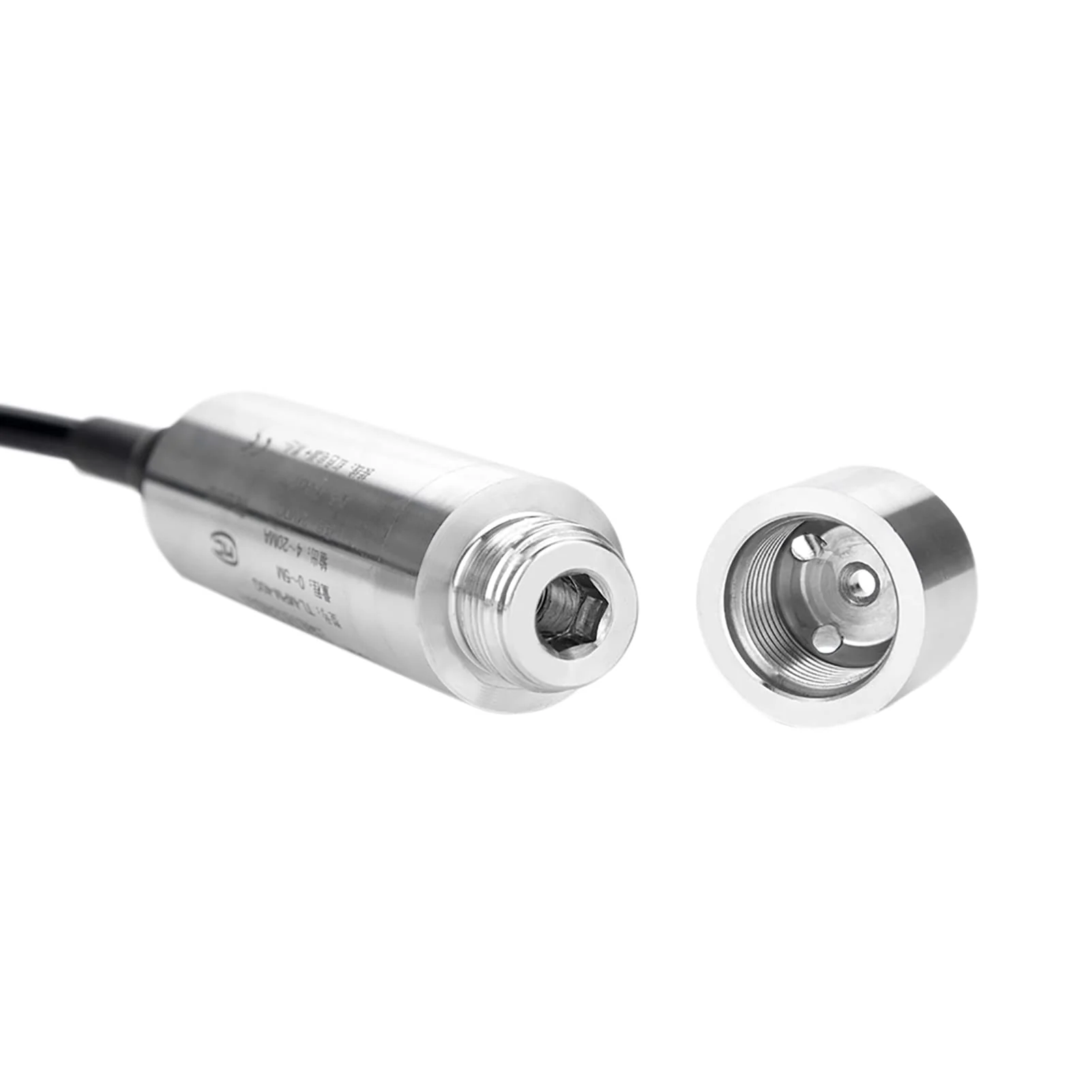 DC 24V 4-20mA Plug-In Level Sensor ALS-MPM-2F for Depth Measurement 0-5m, Stainless Steel, Anti-Corrosion, Anti-Clogging, Default - Image 7