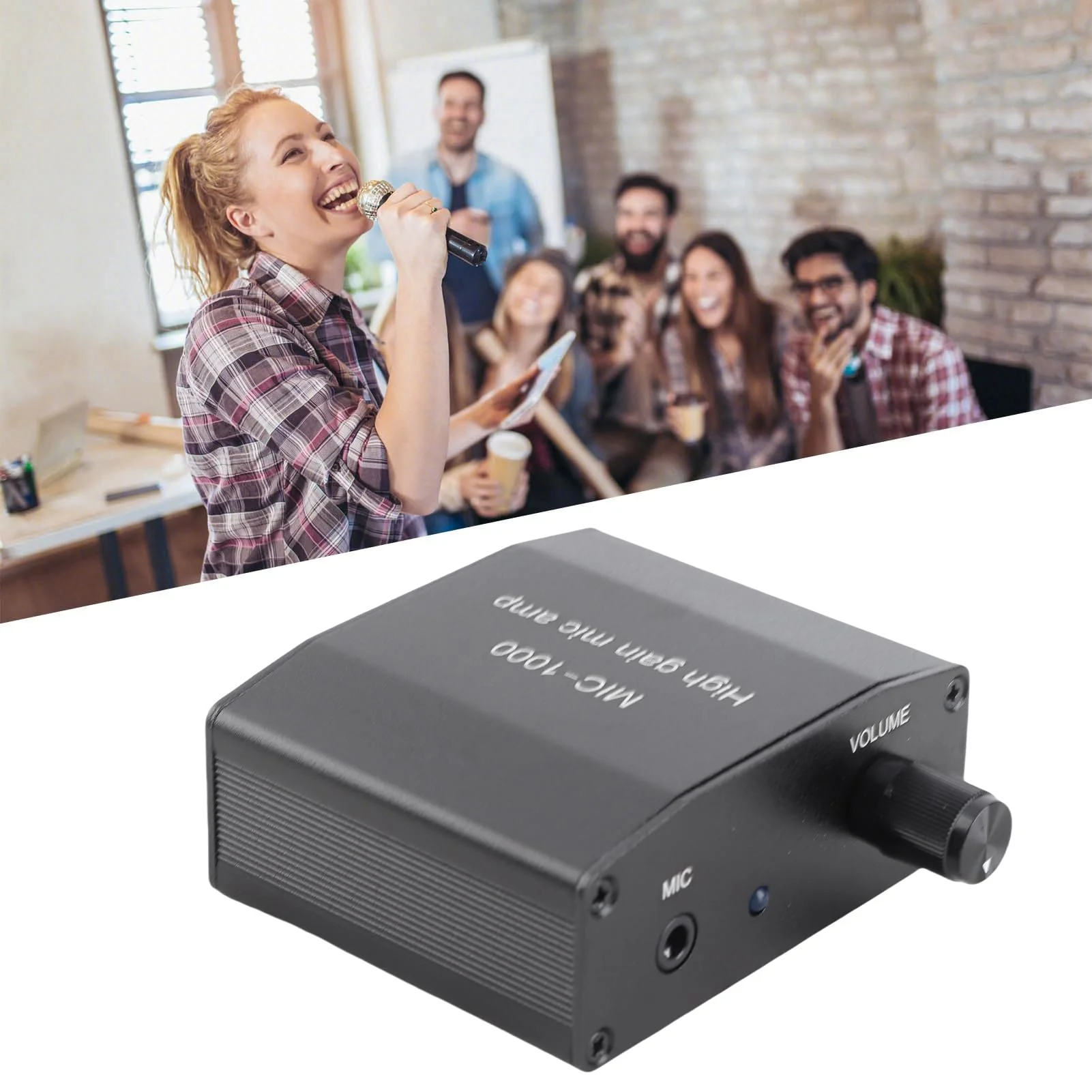 DC 5V Microphone Amplifier Mic Audio Amp High Gain 1000 Times Amplification Accessory Set Kit - Image 6