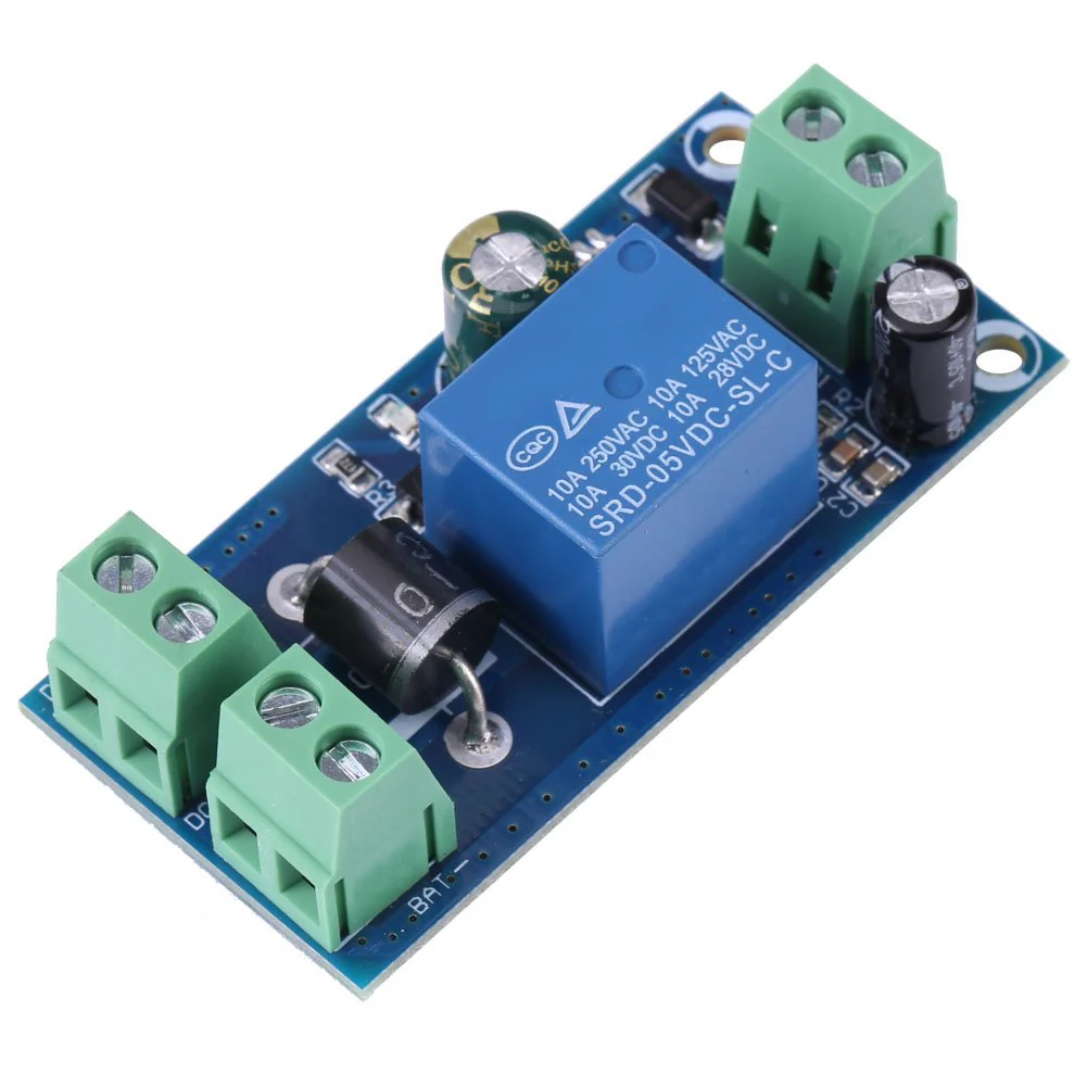 DC Backup Battery Switching Module, 5V~48V 10A Power Supply/Battery Automatic Switching Module Emergency Control - Image 6