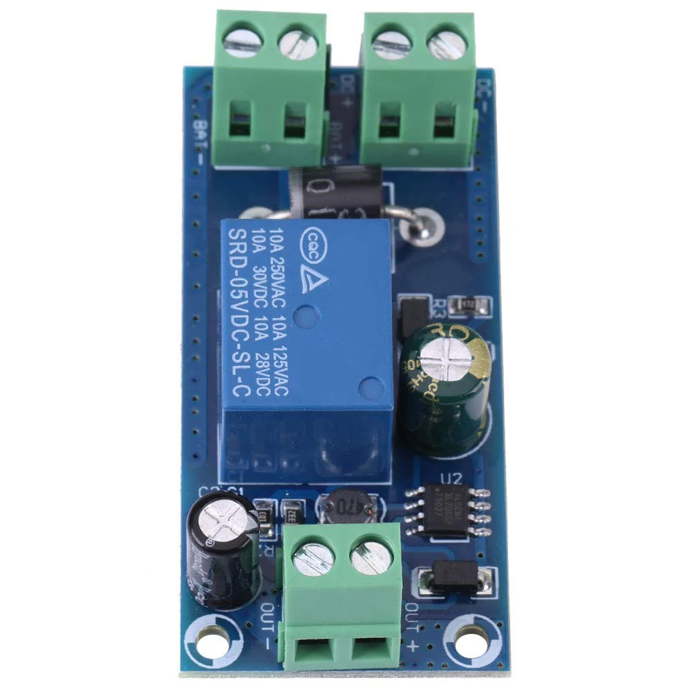 DC Backup Battery Switching Module, 5V~48V 10A Power Supply/Battery Automatic Switching Module Emergency Control - Image 7