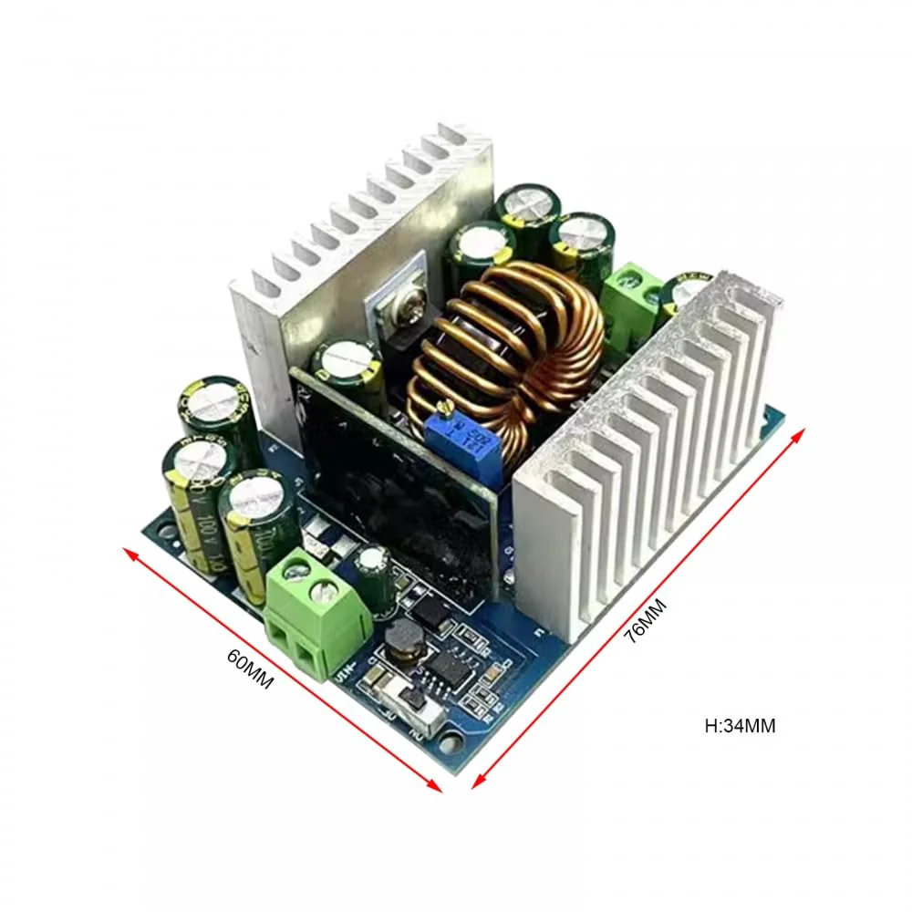 DC Buck CVCC Adjustable Power Module, 12-95V to 2-90V 15A 400W High-Power Adjustable Power Module Voltage Regulator Converter - Image 3