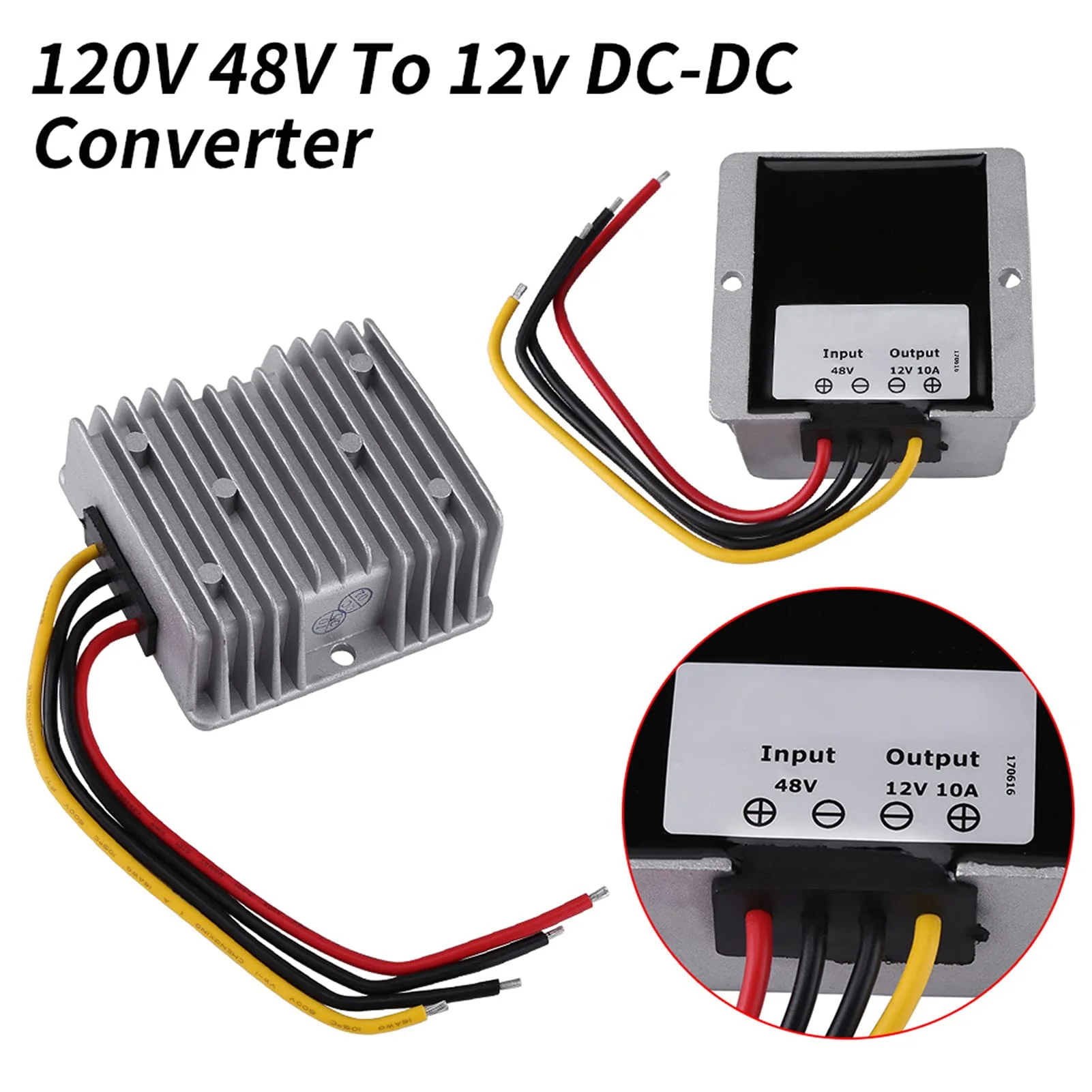 DC-DC Voltage Converter Buck Power Supply Module for Car Vehicle 48V to 12V 10A 120W - Image 8