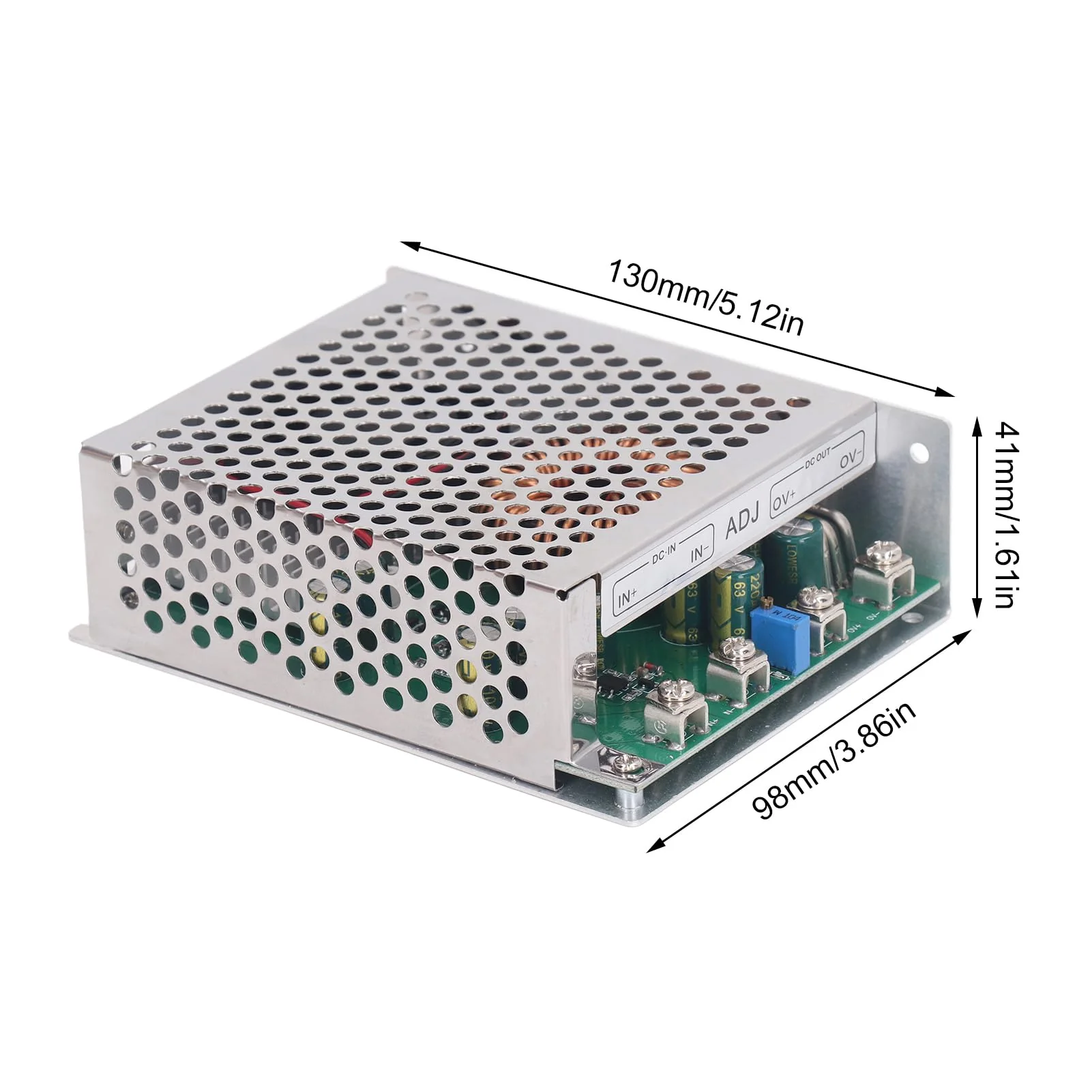 DC to DC Down Module 50A 1000W DC25-90V Input Adjustable Voltage Regulator Converter Module with Fan DC2.5-50V Output - Image 2
