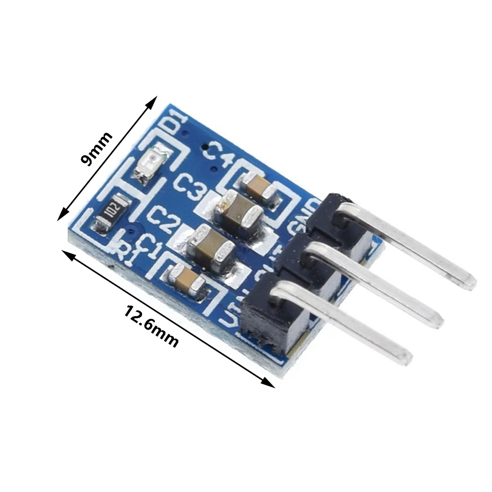DC Voltage Regulator Step Down Converter 4.5 V-12 V to 3.3 V/5 V 800 mA Power Supply Regulator Adjustment (5 Volt) 5 Volt - Image 2