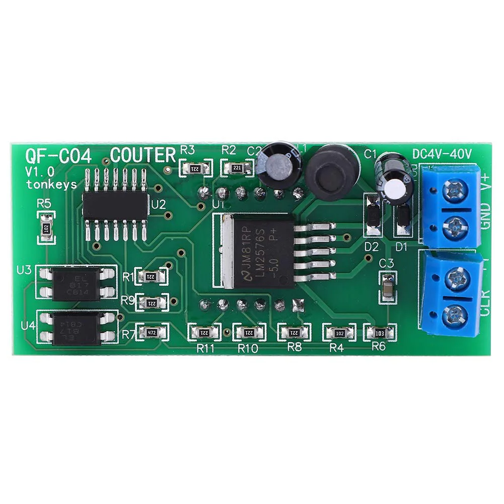 DC4-40V 4 Digit Digital Display Meter Module Electric Counter Meter Range 0-9999 with Memory Function - Image 8