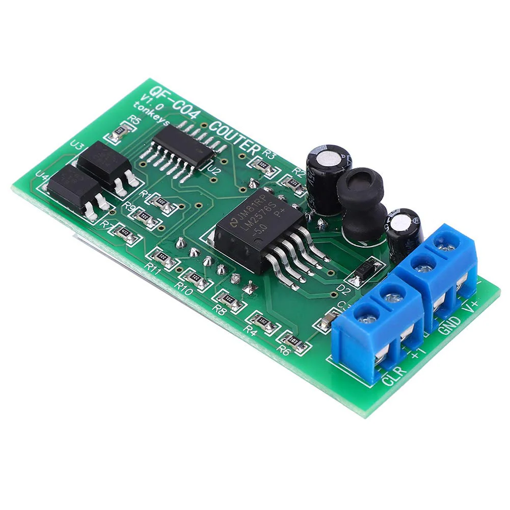 DC4-40V QF-C04 Counter Module, 4-Digit Digital Display, 0-9999 Counting Range with Memory Function - Image 3