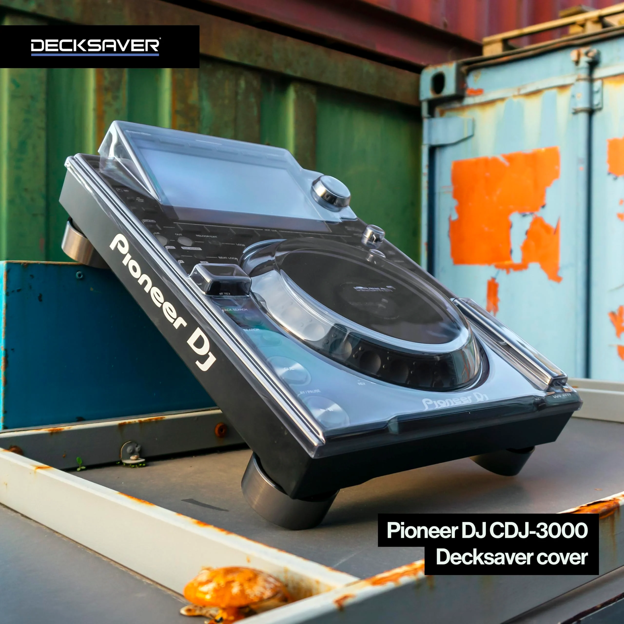 Decksaver DS-PC-CDJ3000 - Super Strong Polycarbonate Cover Compatible with Pioneer DJ CDJ-3000, CDJ Dust Cover, DJ Equipment Cover for Travel and Everyday Protection - Image 2
