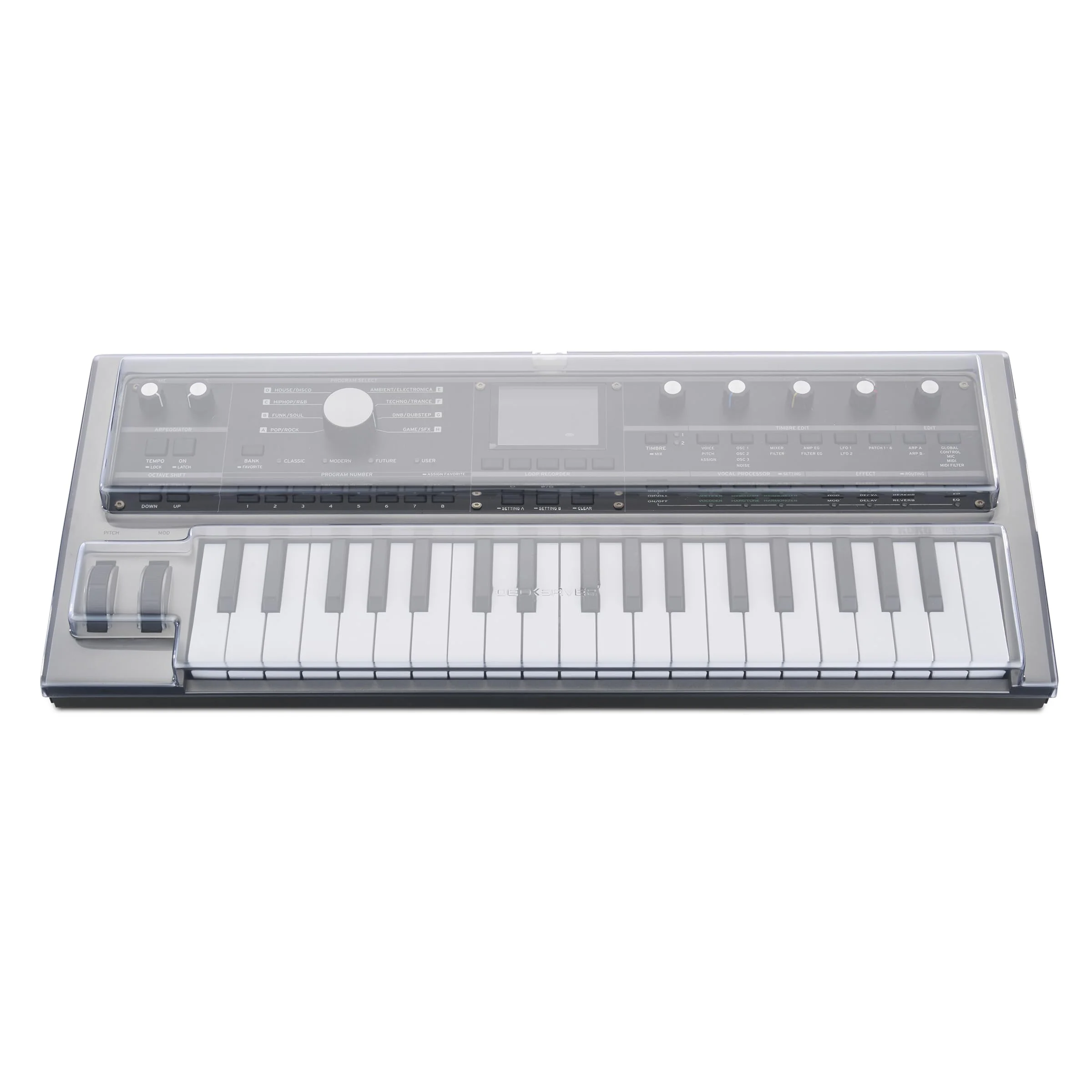 Decksaver Super Strong Polycarbonate Cover Compatible with Korg microKORG 2 - Image 2