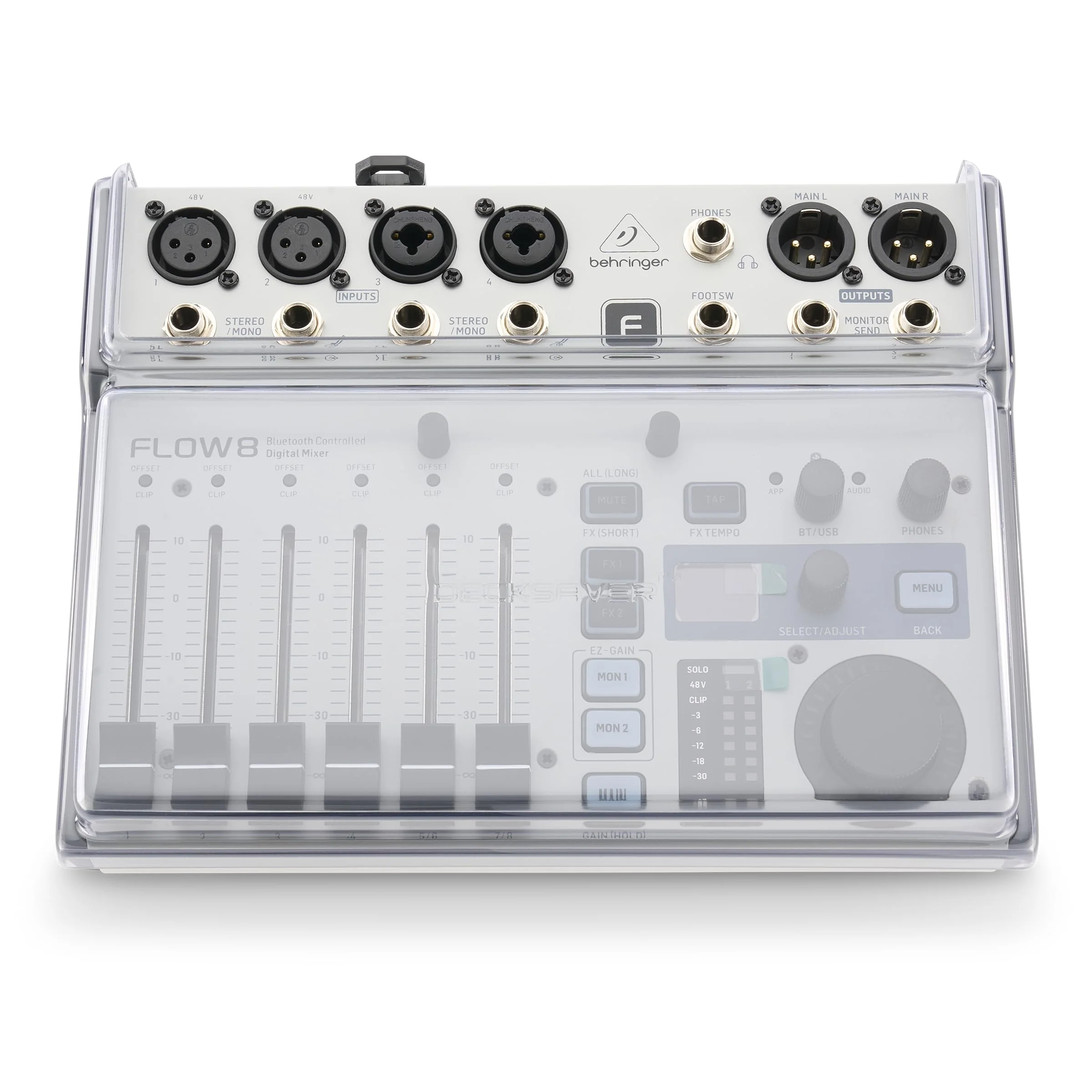Decksaver Super Strong Polycarbonate Custom Fit Cover Compatible with Behringer Flow 8, Dust Cover for Travel and Everyday Protection - Image 2