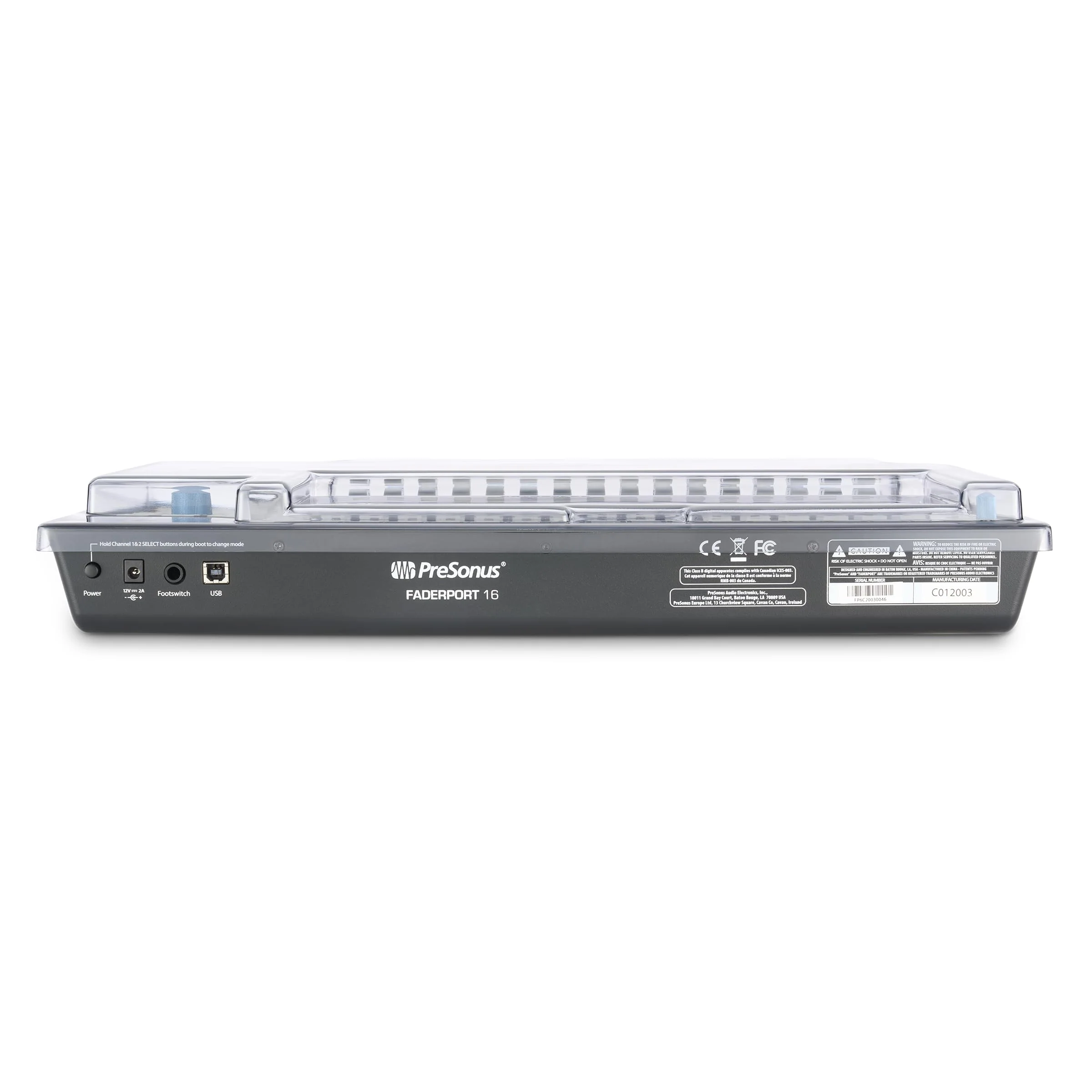 Decksaver Super Strong Polycarbonate Custom Fit Cover Compatible with Presonus FaderPort 16, Dust Cover for Travel and Everyday Protection - Image 6
