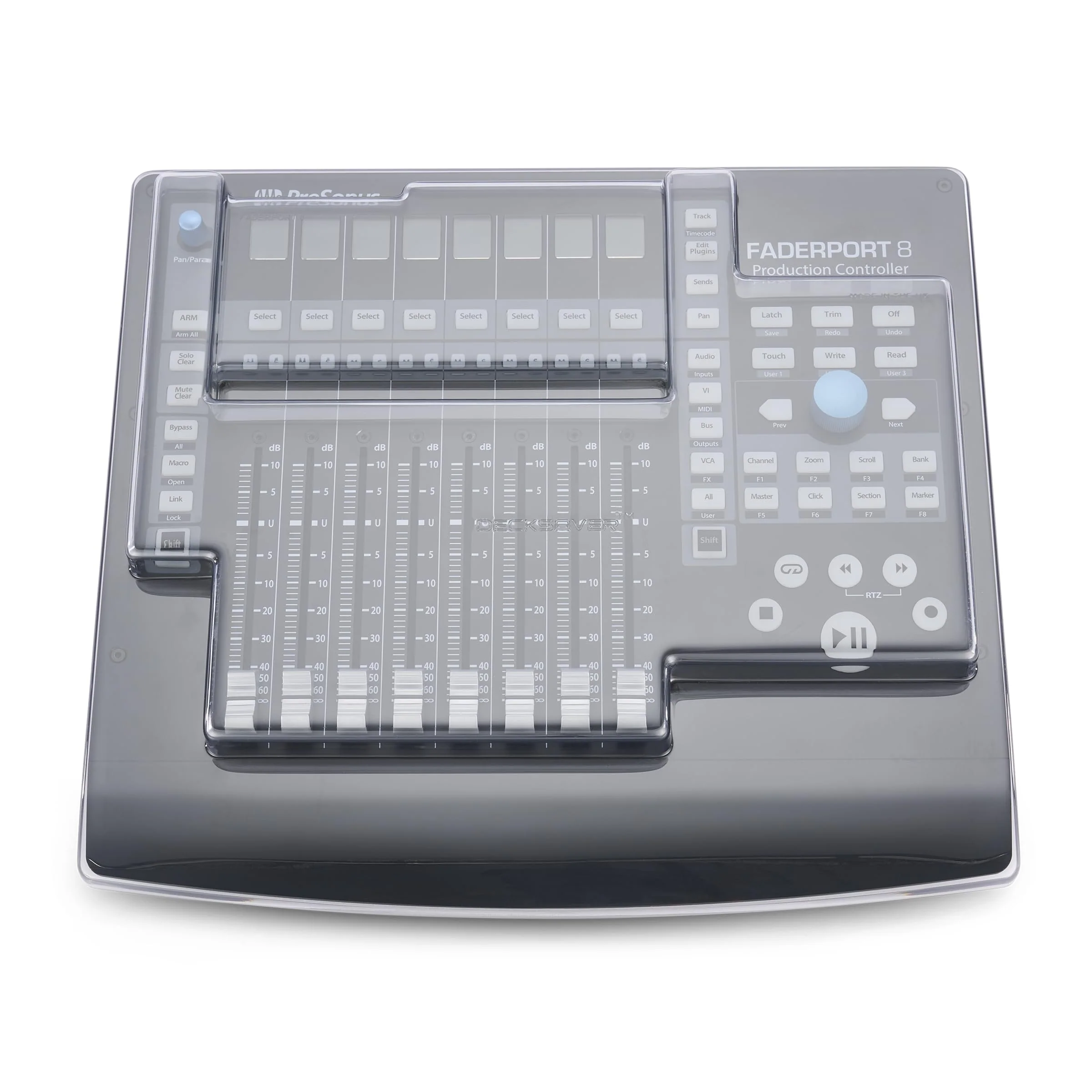 Decksaver Super Strong Polycarbonate Custom Fit Cover Compatible with Presonus FaderPort 8, Dust Cover for Travel and Everyday Protection - Image 2