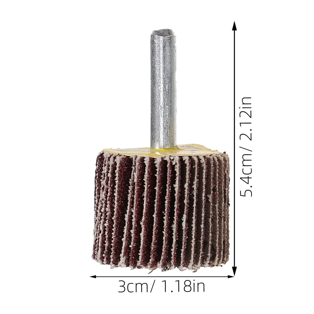 DECOMELODY 8 x Electric Straight Grinder Sanding Disc Abrasive Wheel Slat Grinding Wheel for Drill Car Silicon Carbide Grinding Wheel Wire Flap Wheel Steel - Image 2