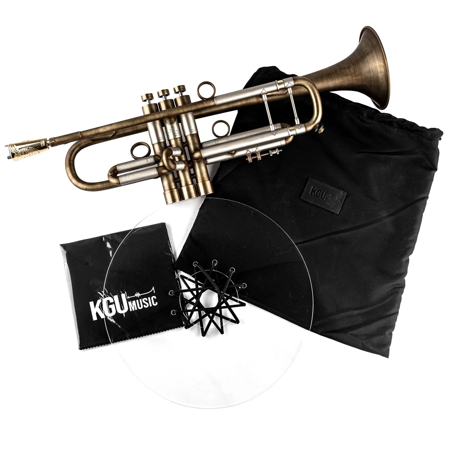 Deflector for trumpets, trombones, bass trombones, flugelhorns, saxophone mirror, acrylic reflector for horn (Clear, Wind Instruments(universal)) Wind Instruments(universal) Clear - Image 5