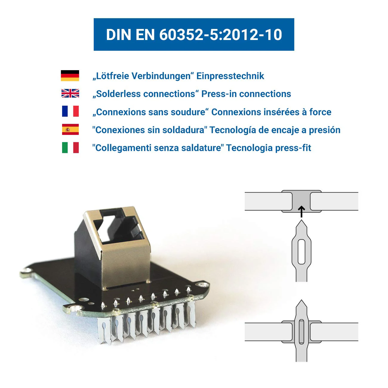 deleyCON Network Sockets 5 Stück - 1x RJ45 Buchse - Image 7