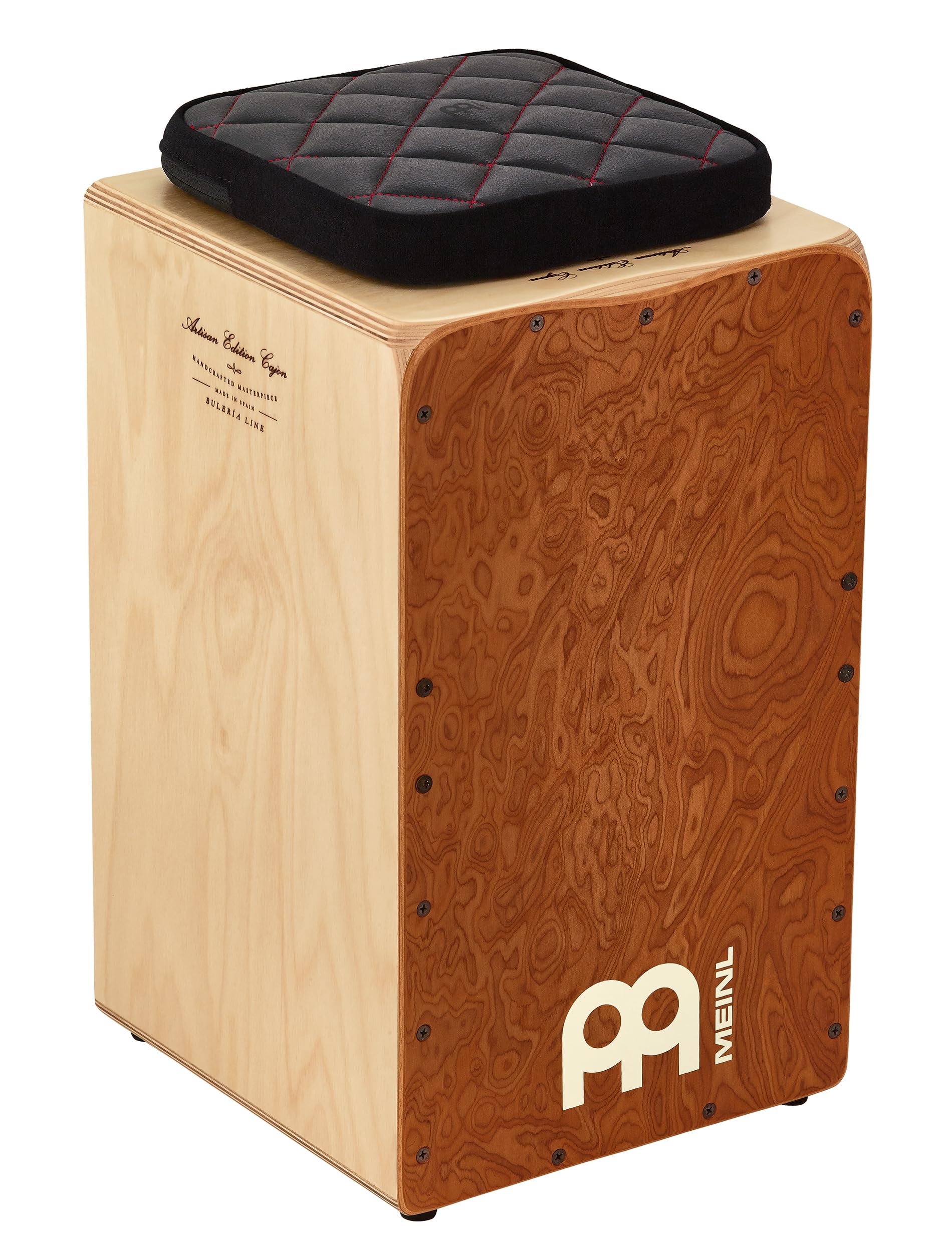 Deluxe Cajon Seat for Any Size with Thick Padding & No Adhesive Required Black - Image 4