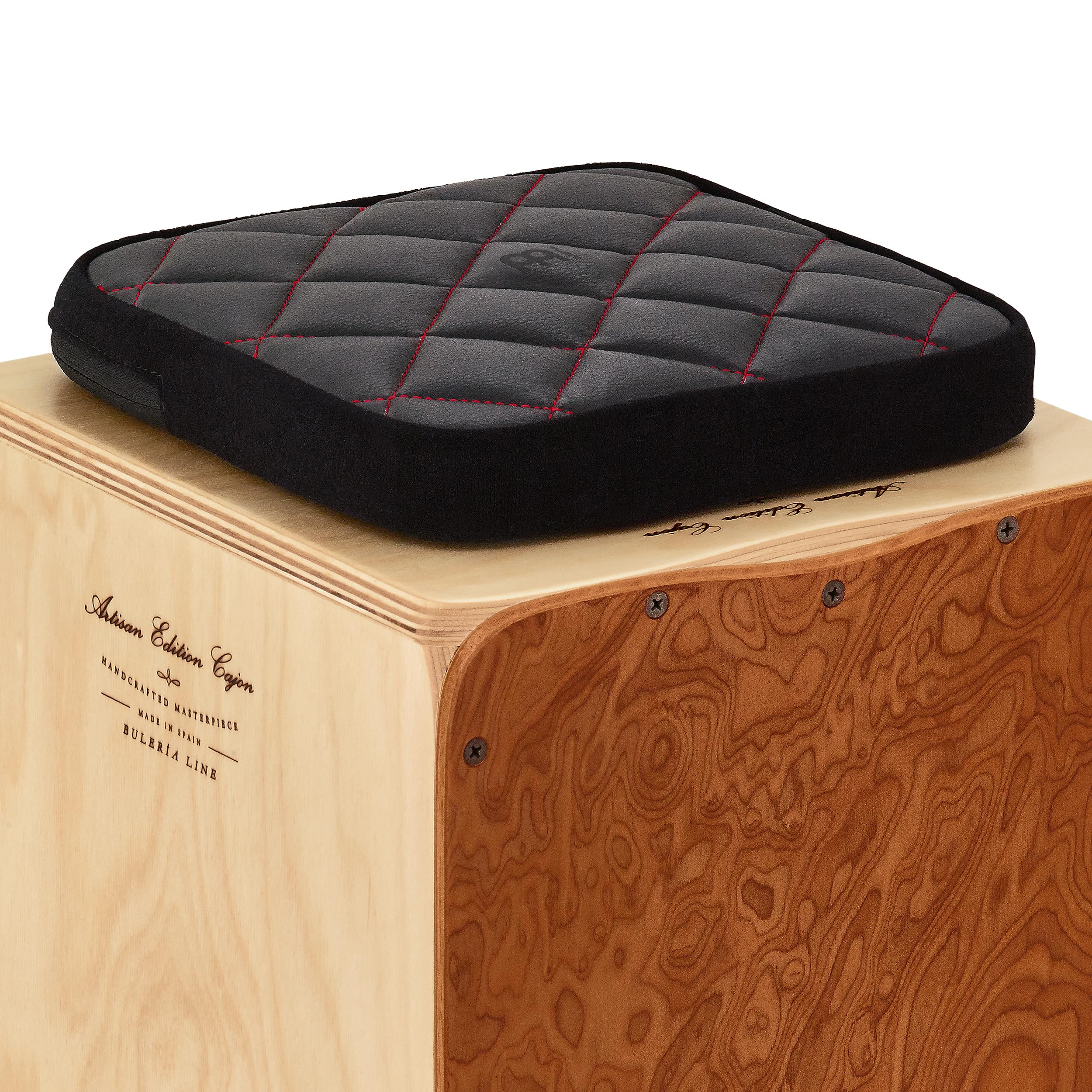 Deluxe Cajon Seat for Any Size with Thick Padding & No Adhesive Required Black - Image 6