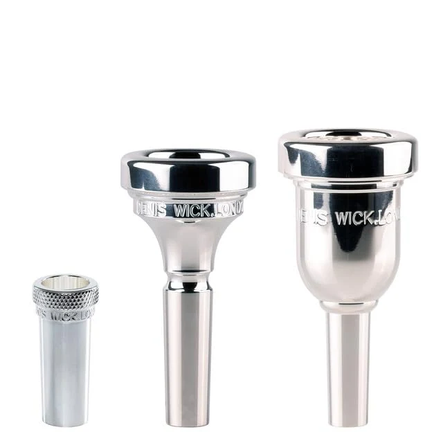 Denis Wick Mouthpiece Adaptor for Trombone, Silver-Plated, 4909 - Perfect for Brass Players Seeking Tone Consistency Across Instrument - Ideal for Doublers, Educators, and Touring Musicians Silver-Trumpet - Image 2