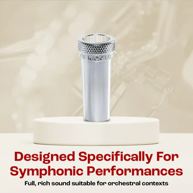 Denis Wick Mouthpiece Adaptor for Trombone, Silver-Plated, 4909 - Perfect for Brass Players Seeking Tone Consistency Across Instrument - Ideal for Doublers, Educators, and Touring Musicians Silver-Trumpet - Image 7