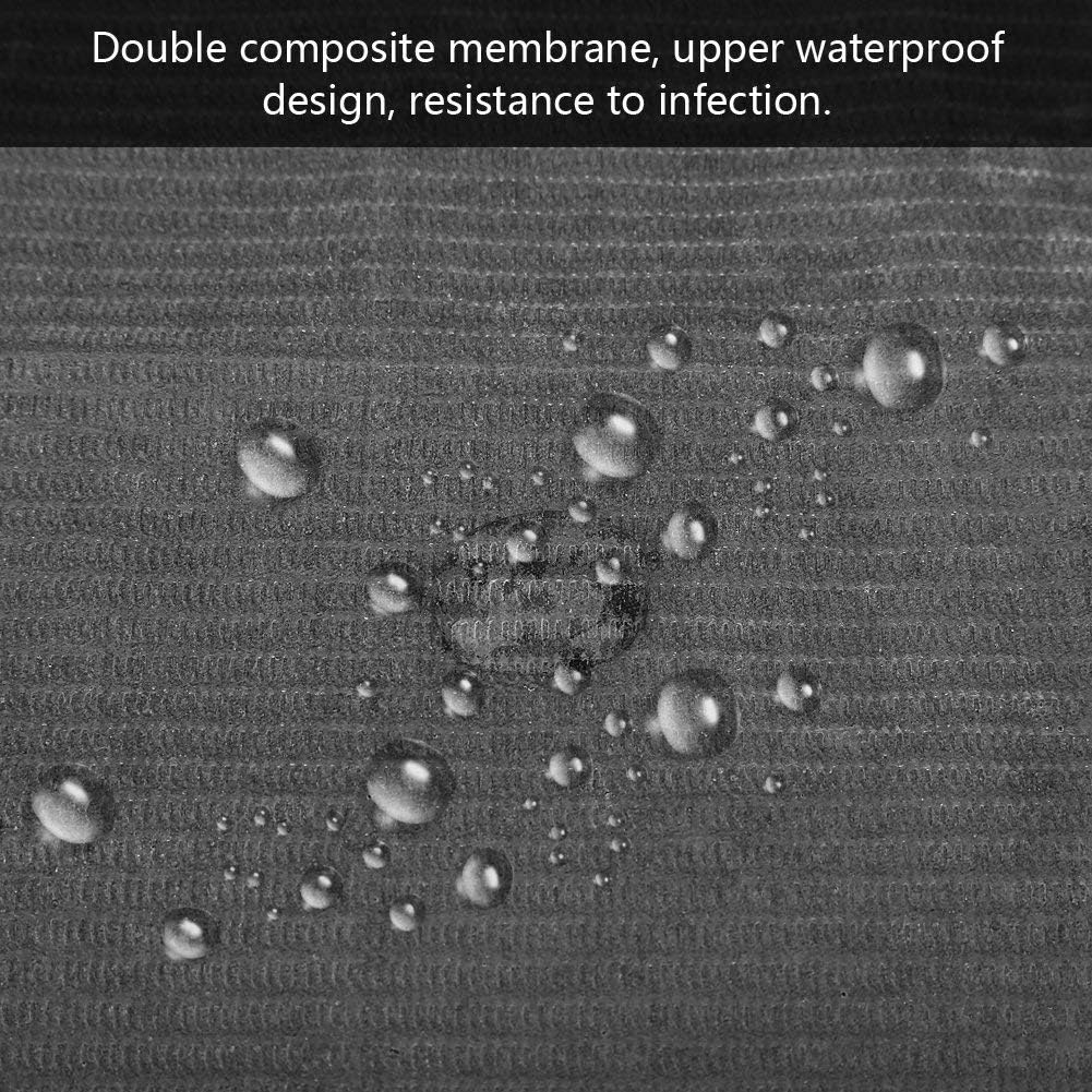 Dental Bib, Tattoo Underlay, 3-Layer Waterproof Disposable Paper Tablecloth Accessories, 45 x 33 cm (50, Black) 50 - Image 3