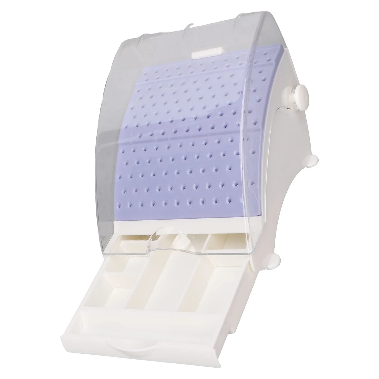 Dental Bur Block 142 Holes Bur Box Bur Holder, Annhua Dental Bur Organiser Plastic with Lid Case for Needle, Bur, File - Image 5