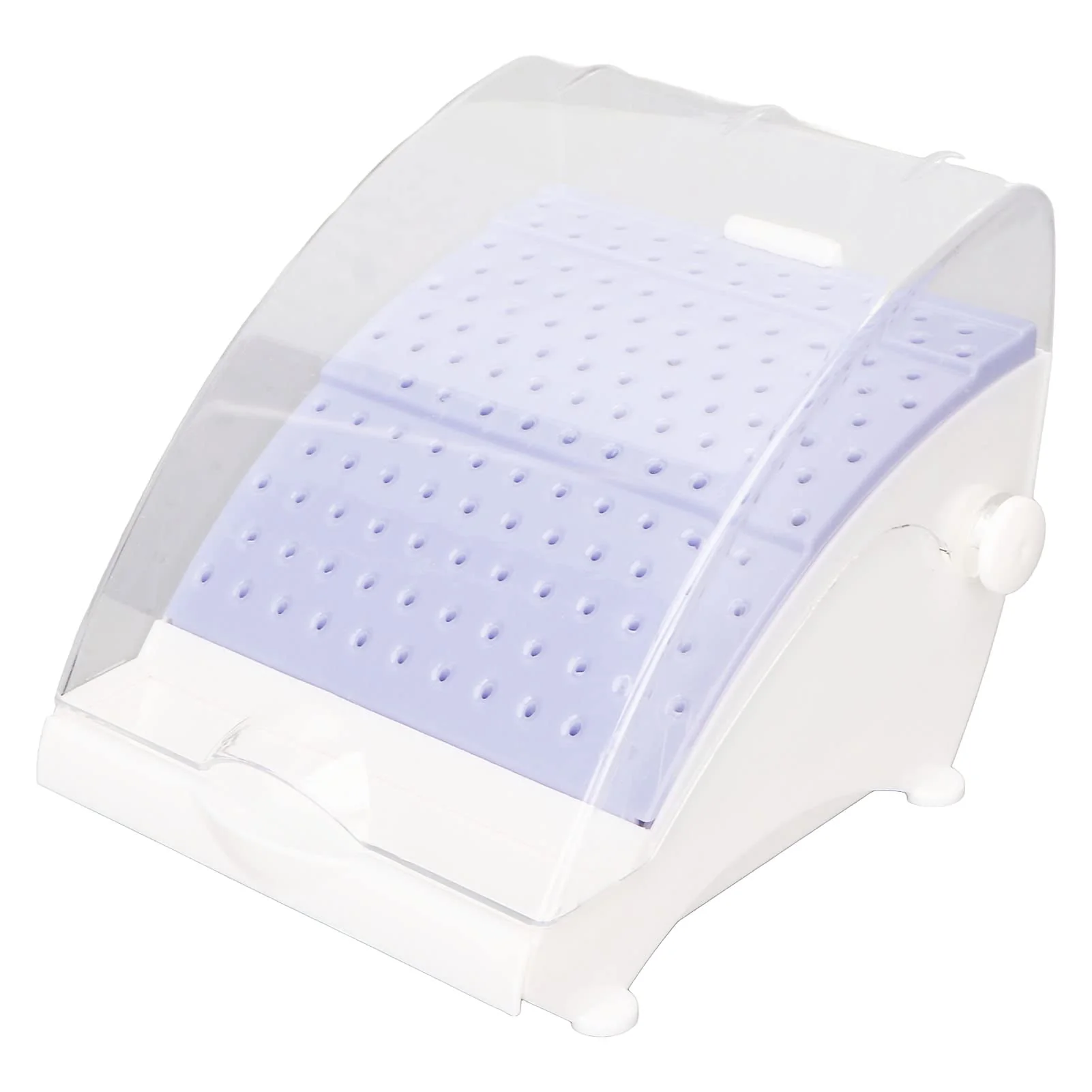 Dental Bur Block 142 Holes Bur Box Bur Holder, Annhua Dental Bur Organiser Plastic with Lid Case for Needle, Bur, File - Image 6