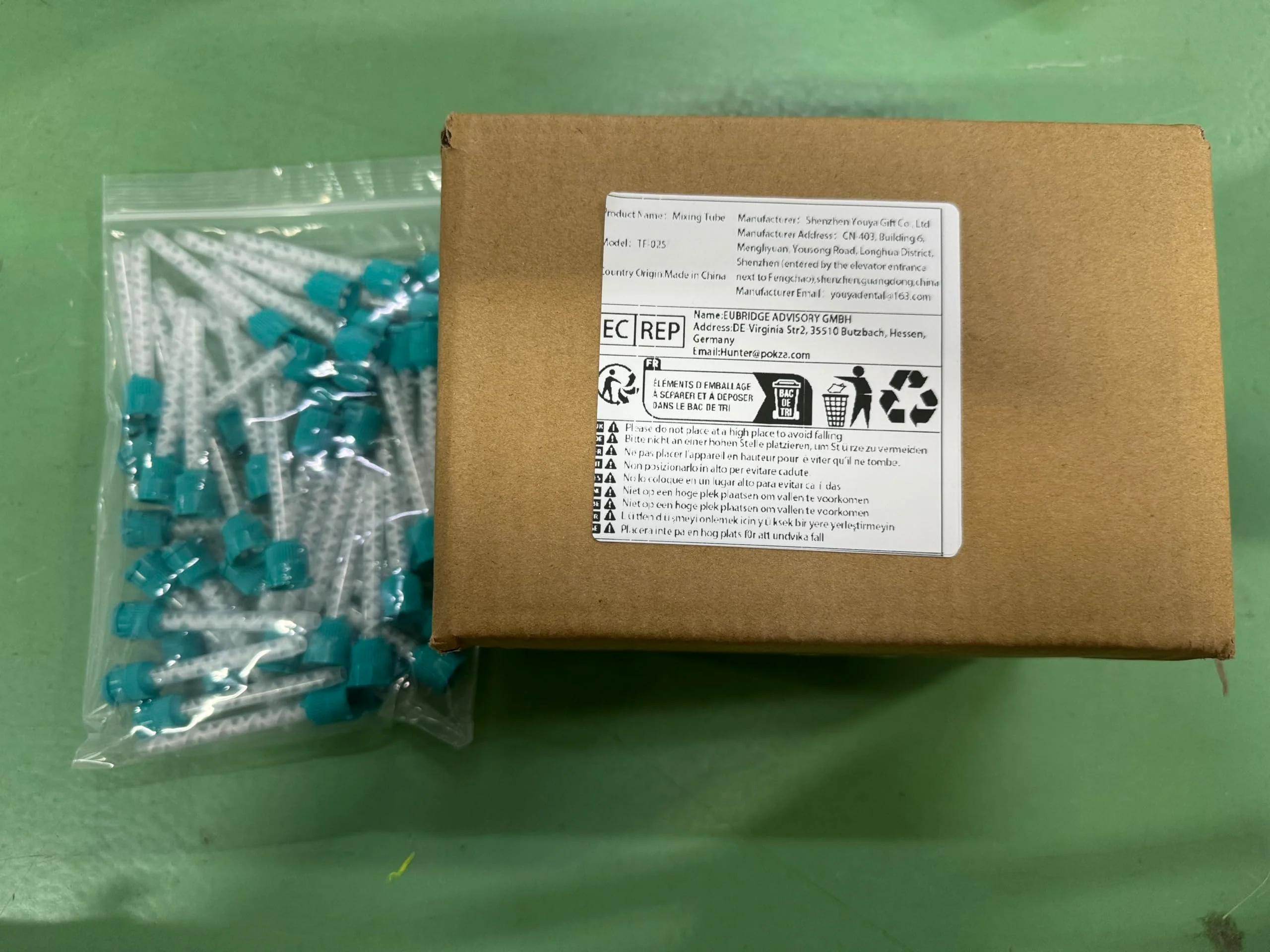 Dental Impression Mixing Tips, YOUYA DENTAL 50pcs Dental Intra Oral Tips for Dentistry Materials Mixing Tube Disposable Silicone Rubber Head Lab Products - Green 50Pcs NT7002-Green - Image 2