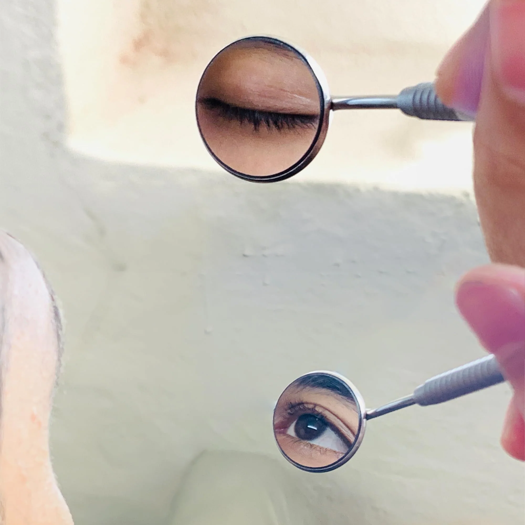 Dental Mouth Mirror - Size 5, Stainless Steel, Easy Viewing for Dentists and Eyelash Extensions 1 x mirror top - Image 6