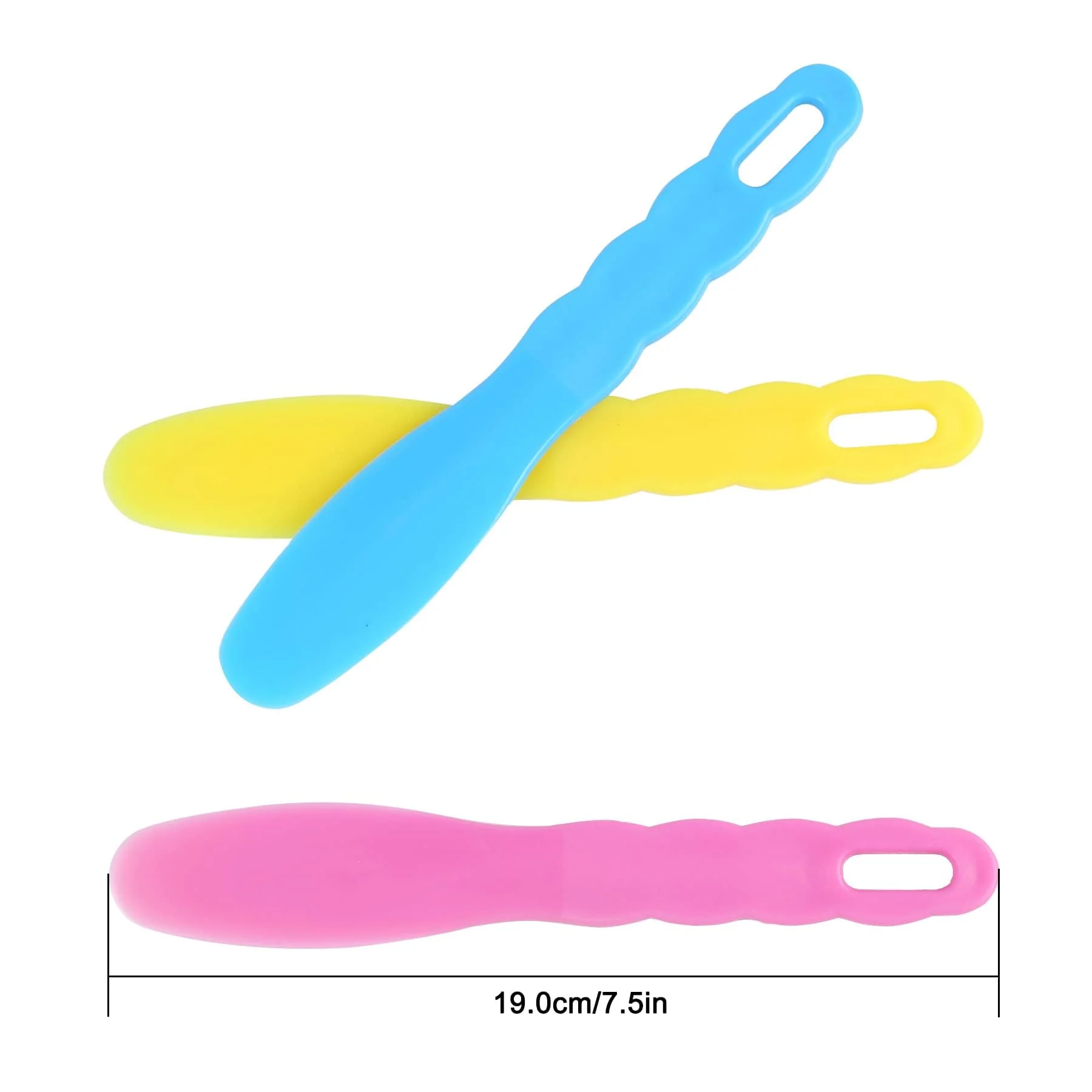 Dental Optispatel Material Mixing Bowl with 3 x Coloured Spatulas / Plastic Spatulas for Alginate Impressions and Plaster Materials (6 Pieces) - Image 8