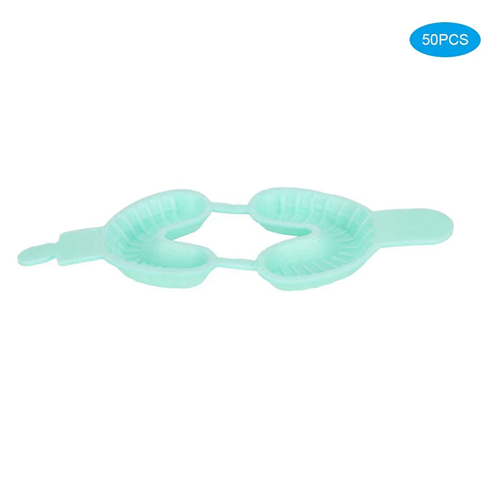 Dental Tray Kit, 50pcs/Set Disposable Fluoride Trays, Double Arch Trays, Dental Aids, Dental Tray Accessories(S) S - Image 8