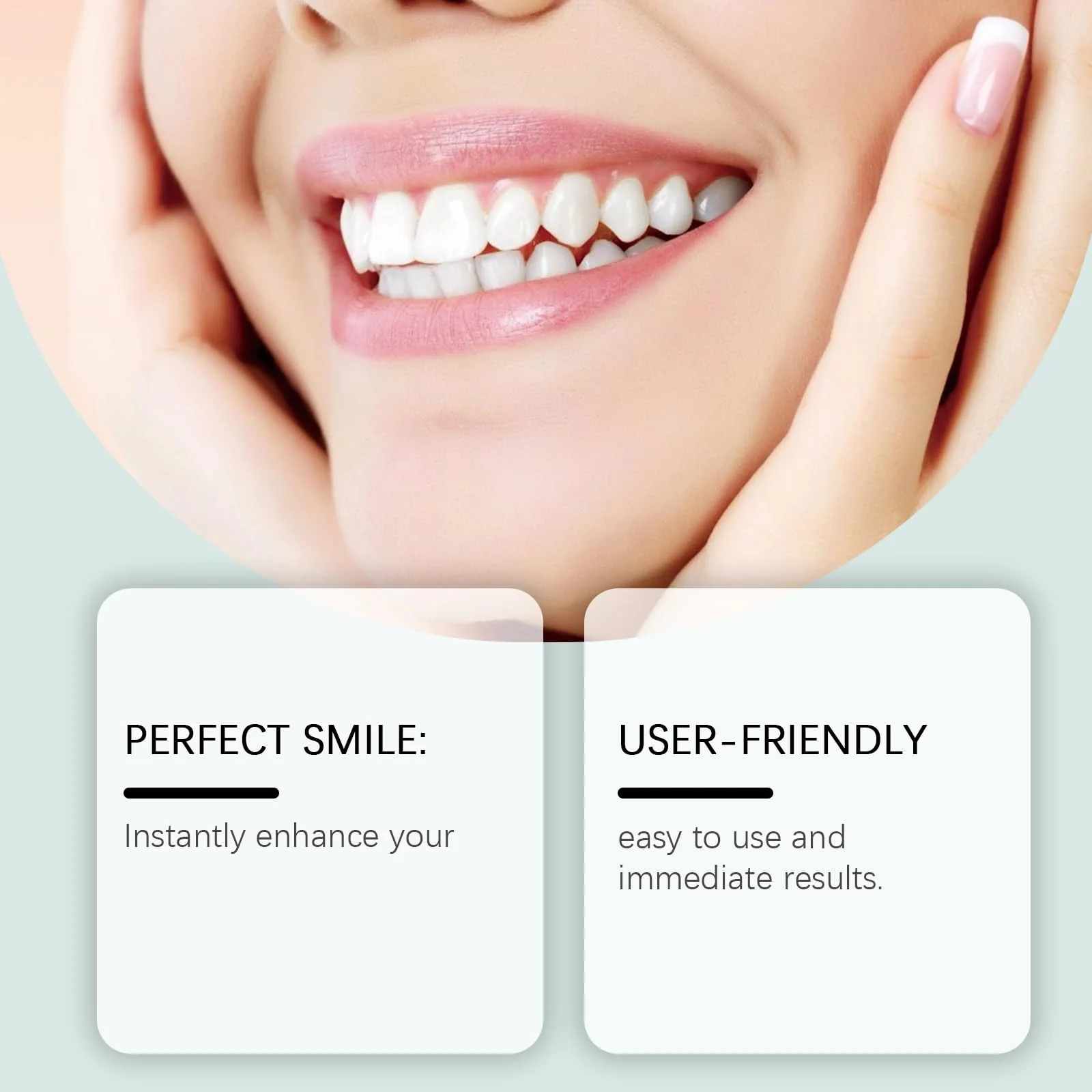 Dentures Fake Teeth, Smile Teeth Veneers, Cosmetic Temporary Teeth Dentures Prosthesis Artificial Veneers Teeth Top and Bottom, Dental Decoration Set Dental Decoration - Image 5