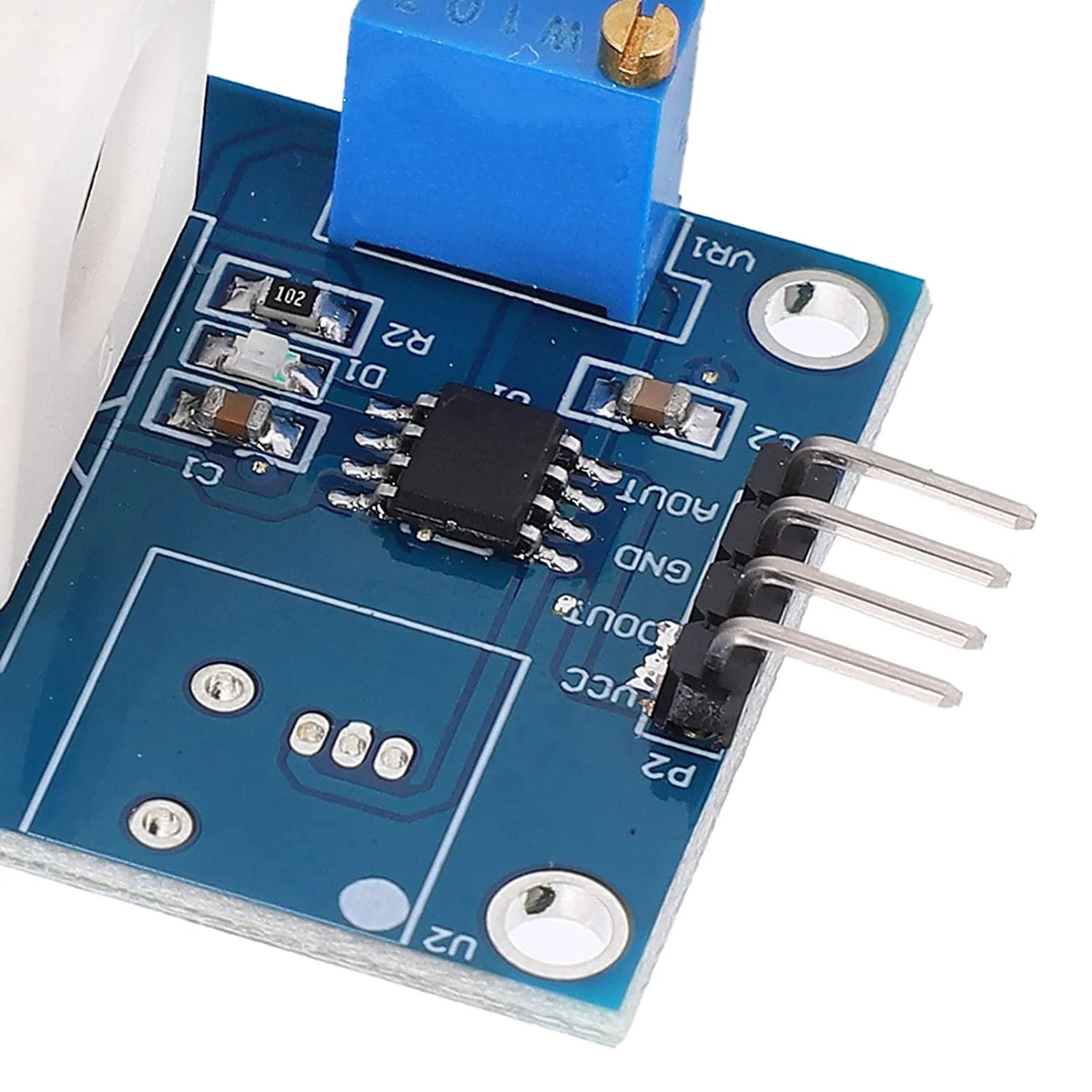 Deror Hall Current Sensor DC 5V Hall Current Detection Sensor Module 35A Short Circuit Overcurrent Protection Detector WCS1800 - Image 4