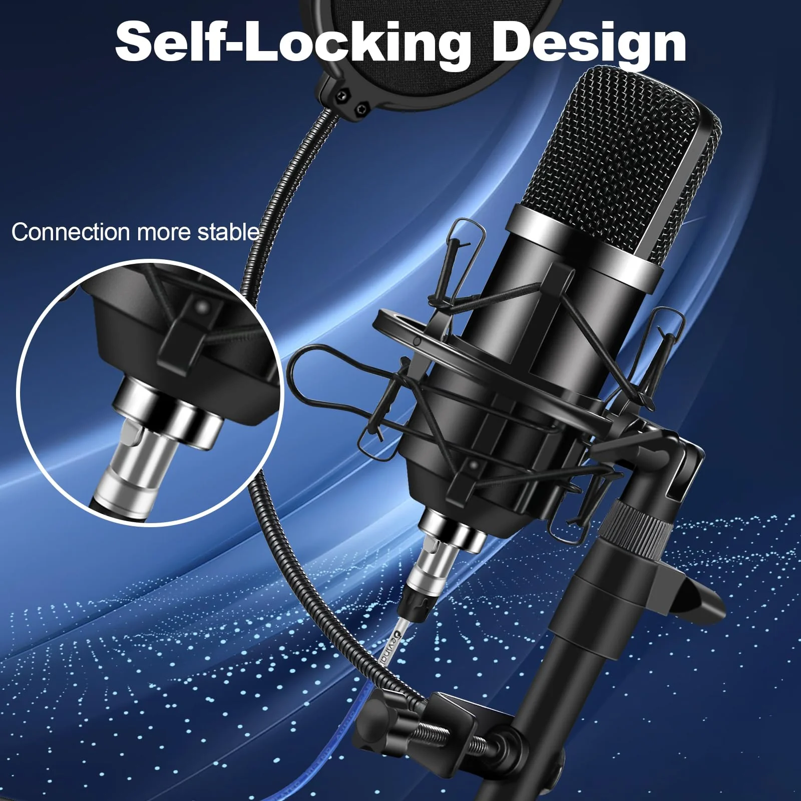 Devinal HiFi XLR Cable 3.3FT 2-Packs, Standard XLR Male to Female Microphone Cable, 3-Pin Balanced Shielded XLR Speaker Cable for Mic, Mixer, Recording Studio, Podcast - Image 5