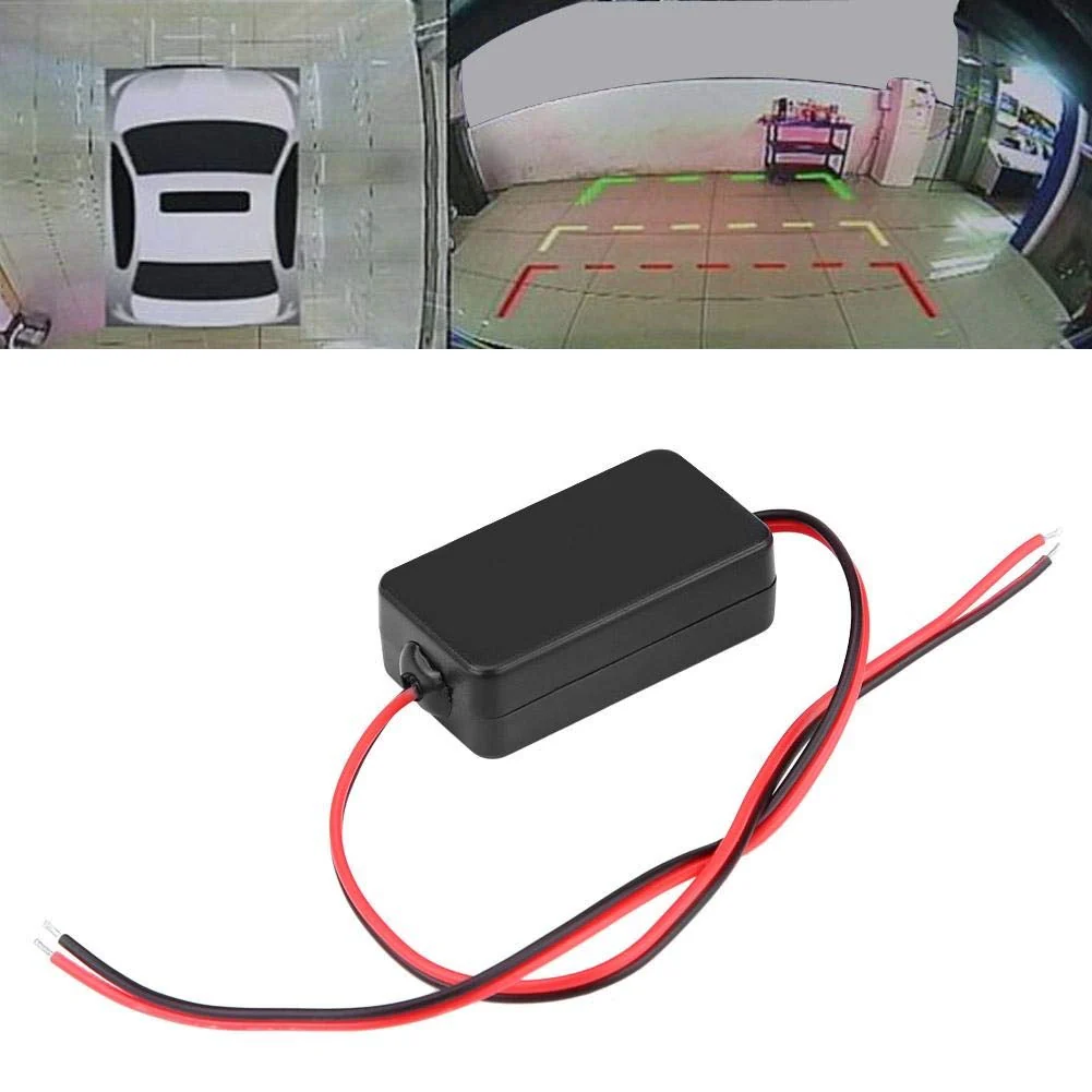 DEWIN Car Reversing Camera Filter, 12 V Filter DC Reversing Camera Power Relay Condenser Filter Rectifier - Image 3
