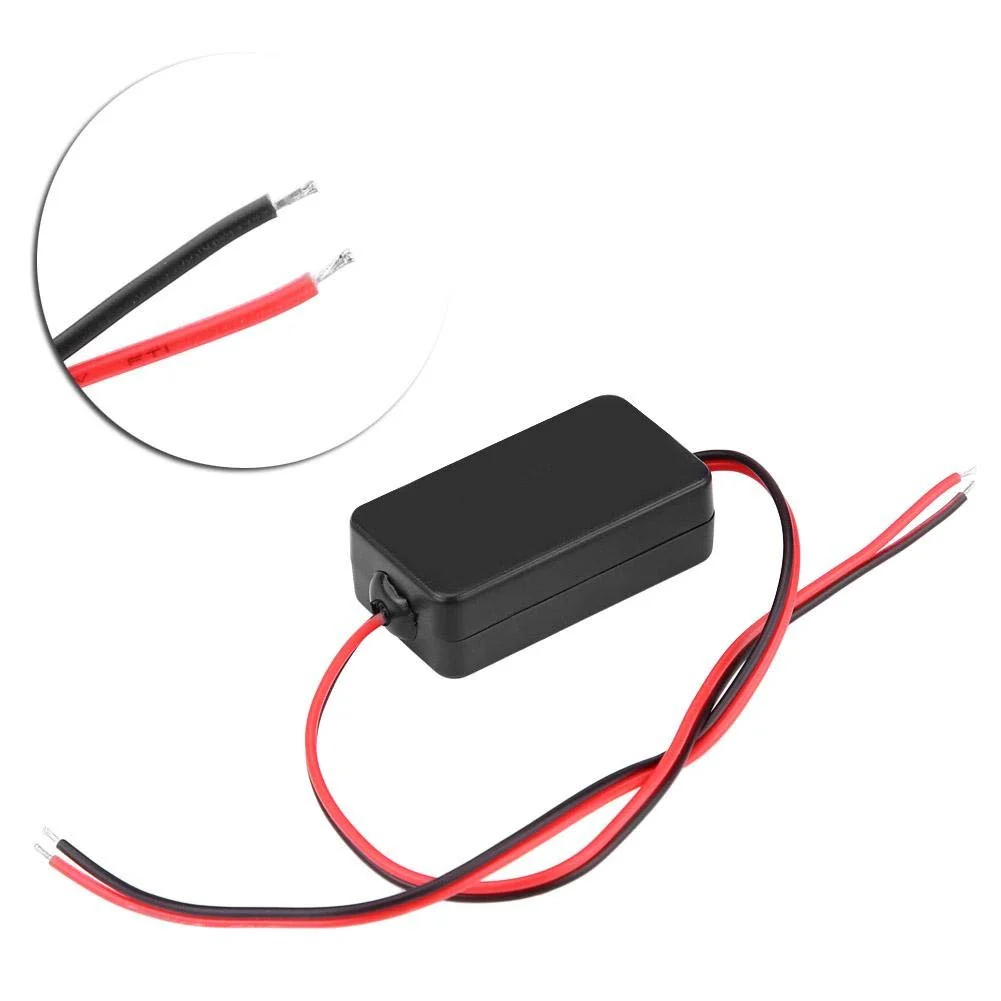 DEWIN Car Reversing Camera Filter, 12 V Filter DC Reversing Camera Power Relay Condenser Filter Rectifier - Image 8