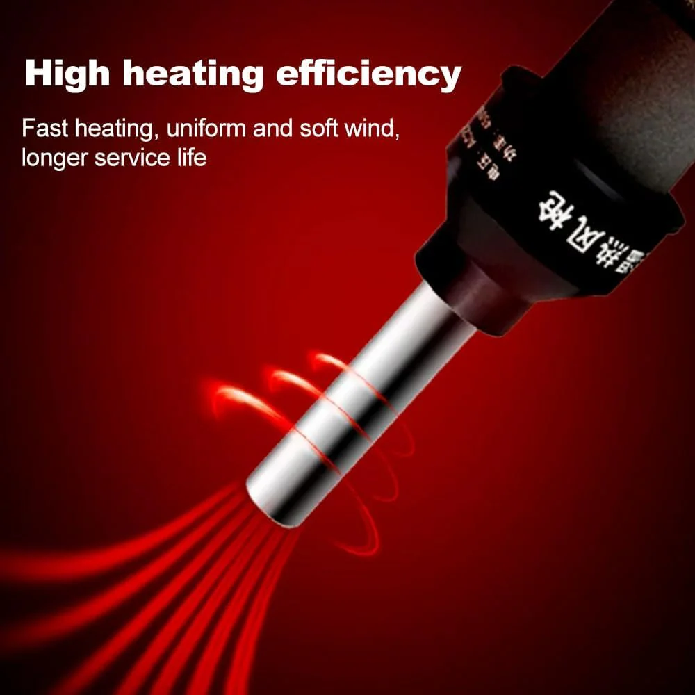 DEWIN Hot Air Gun, Hot Air Welder 220 V 450 W LCD Adjustable Electronic Heat Gun Desoldering Soldering Station IC SMD BGA - Image 5