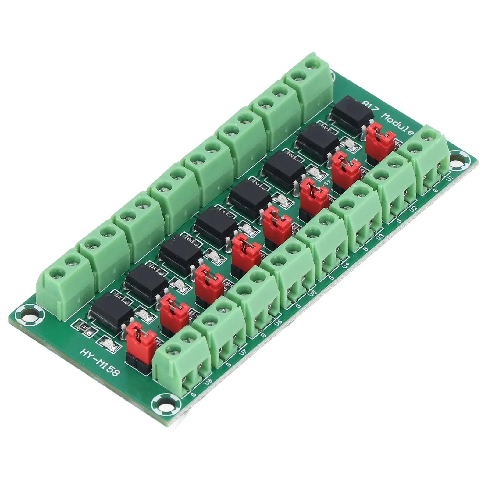 DEWIN Optocoupler Insulation Module, Optocoupler Insulation Board Module 3.6 V-30 V Optocoupler Insulation Board 8 Channel of 817 Driver Photoelectric Insulated Module - Image 5