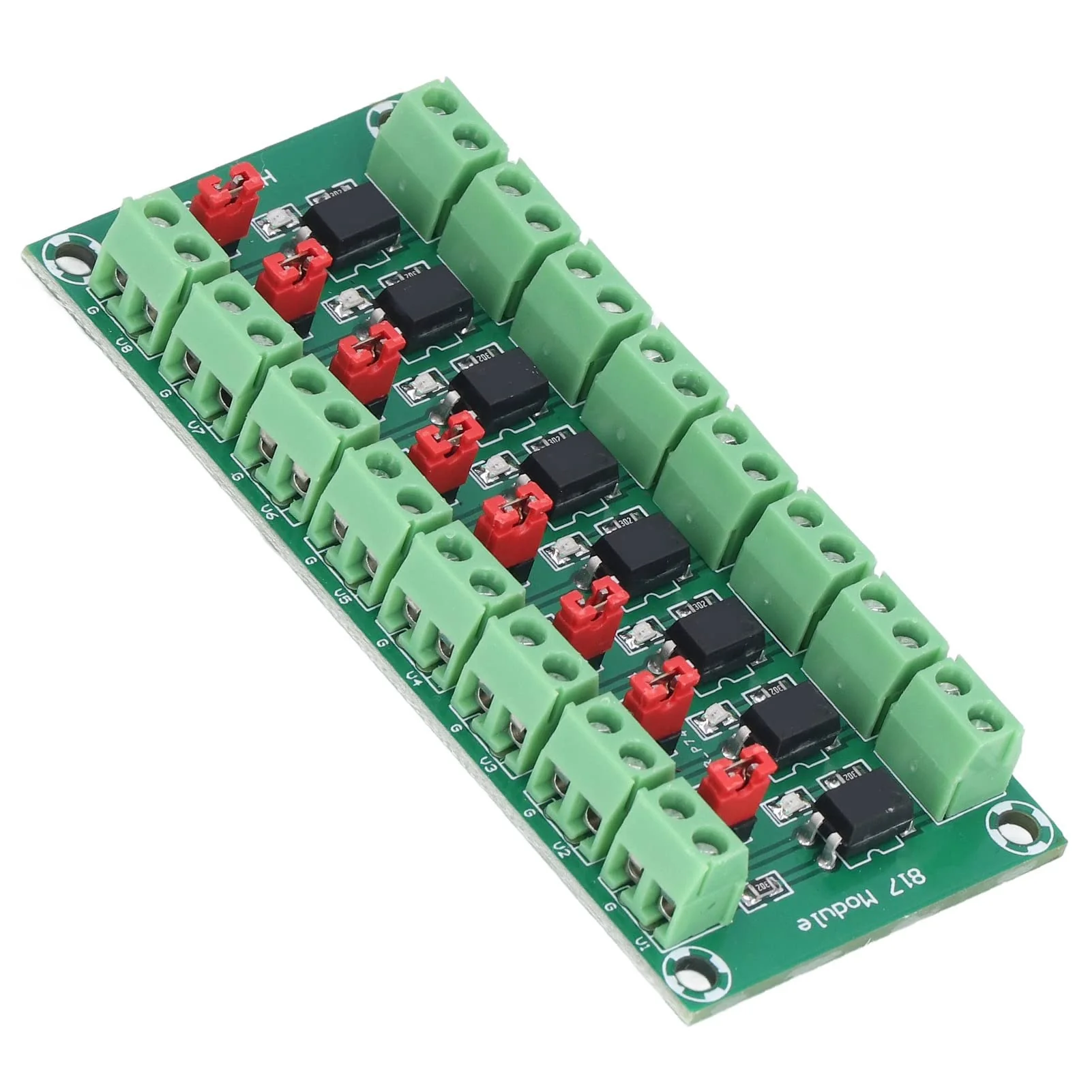 DEWIN Optocoupler Insulation Module, Optocoupler Insulation Board Module 3.6 V-30 V Optocoupler Insulation Board 8 Channel of 817 Driver Photoelectric Insulated Module - Image 7