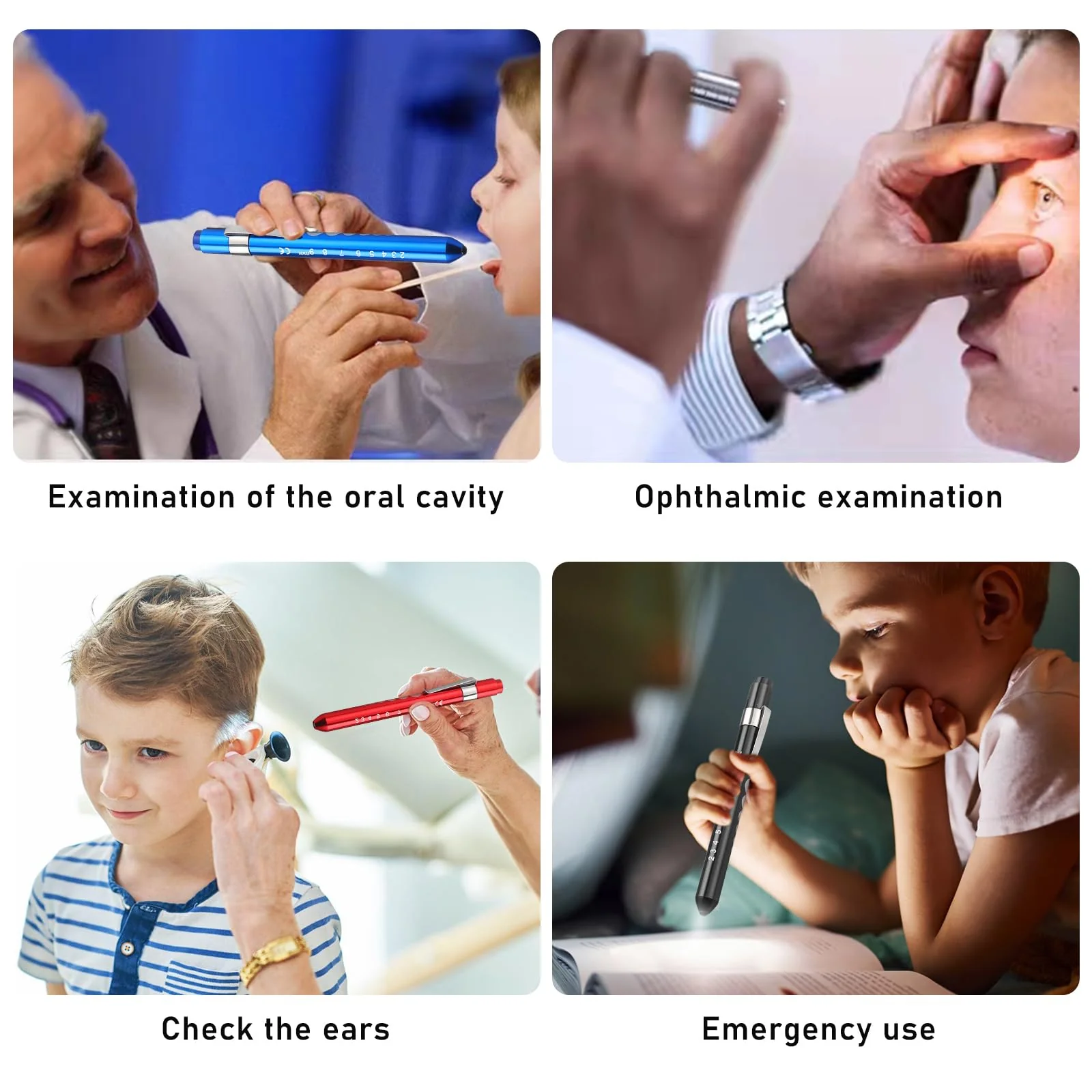 Diagnostic Light, Pack of 10 Pupil Lights, Medical Penlight, LED Pen Lamp with Pocket Clip, Medical Lamp for Nurses, Doctors, Students, Reusable - Image 7