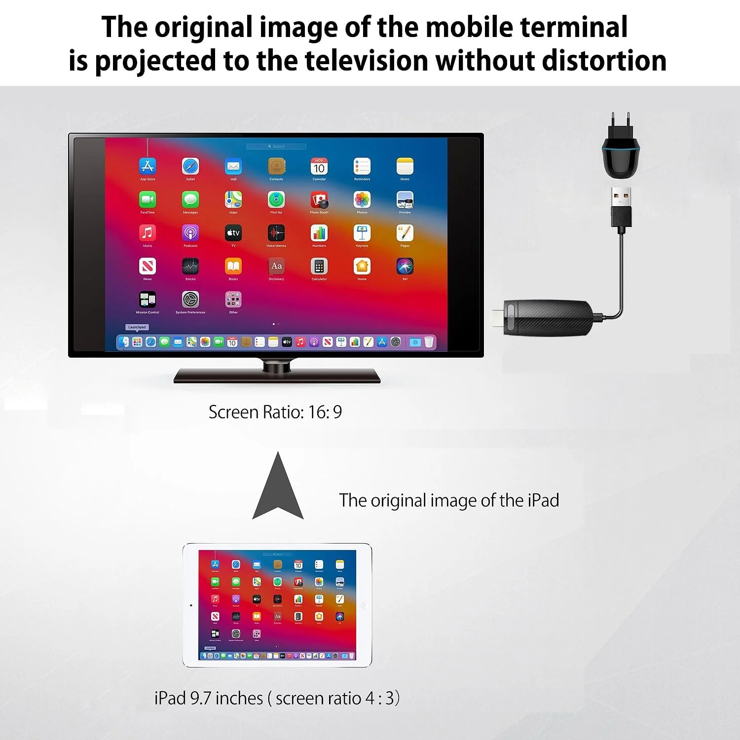 dibdib Wireless HDMI Transmitter and Receiver,Wireless HDMI Display Dongle Adapter 1080P HD for Streaming Video/Audio from Laptop/PC to HDTV/Projector,Neither Setup nor APP Needed - Image 4