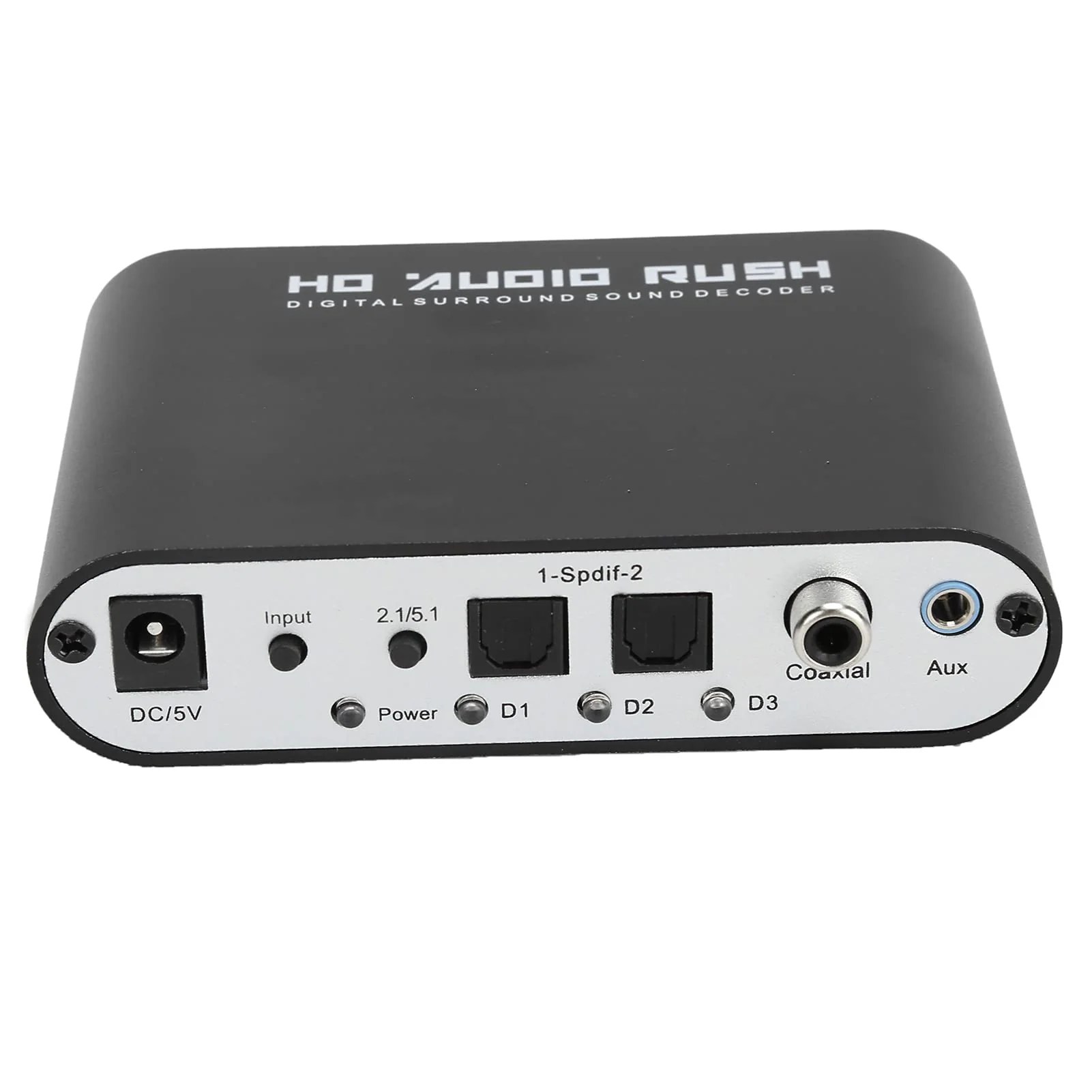 Digital Audio Converter 5.1CH DTS Decoder for Home Cinema, Complete Interface,Applicable to HD Video Players/DVD/Digital Audio Source Decoding (Host + USB + Fiber Optic) Host + USB + fiber optic - Image 9