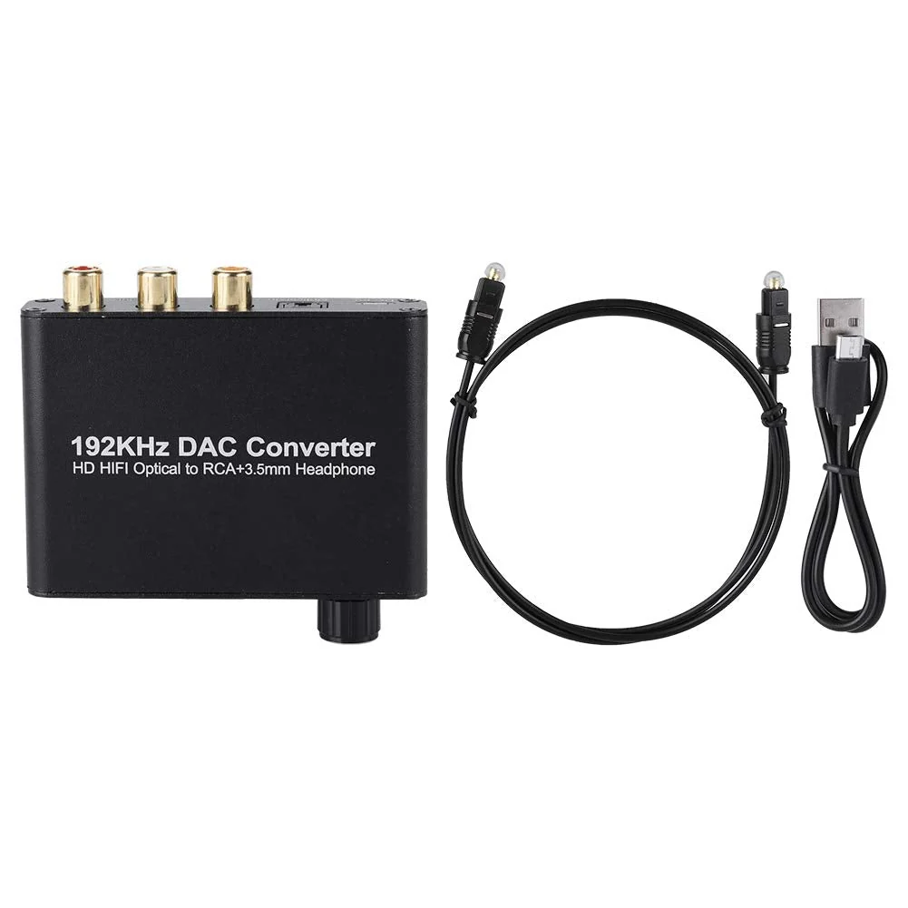 Digital Audio Decoder 5.1 HD with Volume Adjustment,Support DTS/AC-3/ Optical Coaxial Toslink Analog Converter, for Network Player, HDTV, -ray DVD, DVD, , 360, DM500S, DM800HD - Image 7