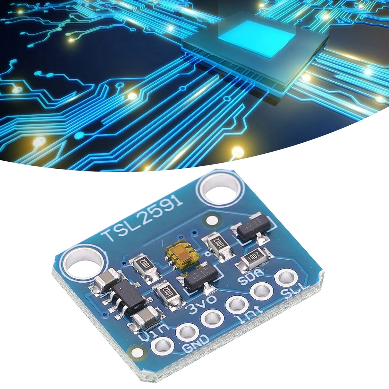 Digital Light Sensor TSL2591 with Infrared and Full Spectrum Diodes 3.3-5V I2C Large Dynamic Range for Accurate Light Measurement - Image 4