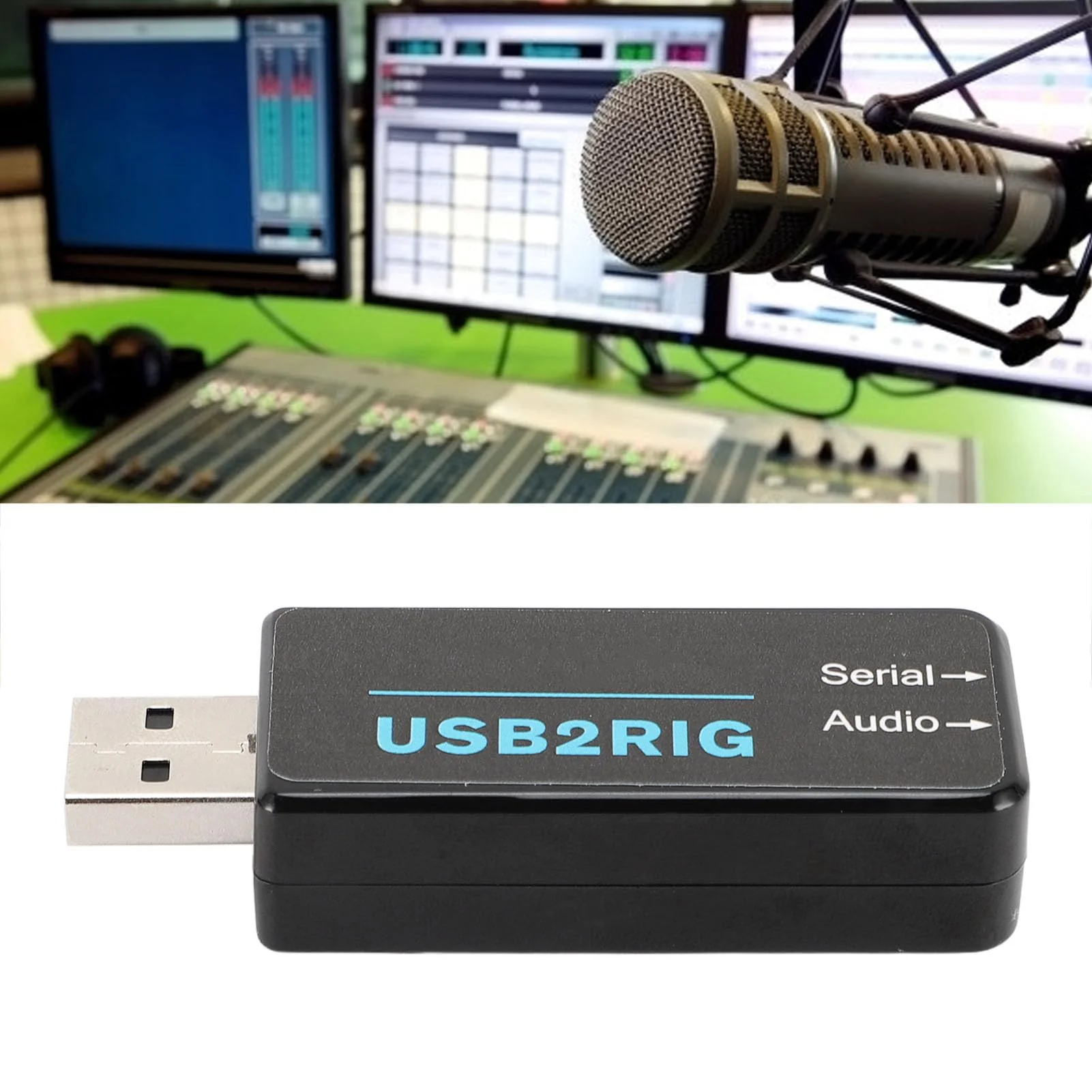 Digital Modes Interface USB Audio/CAT Control for FT8 FT4 JS8Call WinLink - Plug & Play Multi-OS (for Win/for Mac/for Linux/for Android/for iOS) with Elecraft/Xiegu Cable Support - Image 2
