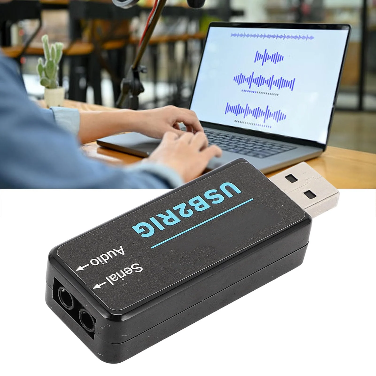 Digital Modes Interface USB Audio/CAT Control for FT8 FT4 JS8Call WinLink - Plug & Play Multi-OS (for Win/for Mac/for Linux/for Android/for iOS) with Elecraft/Xiegu Cable Support - Image 4