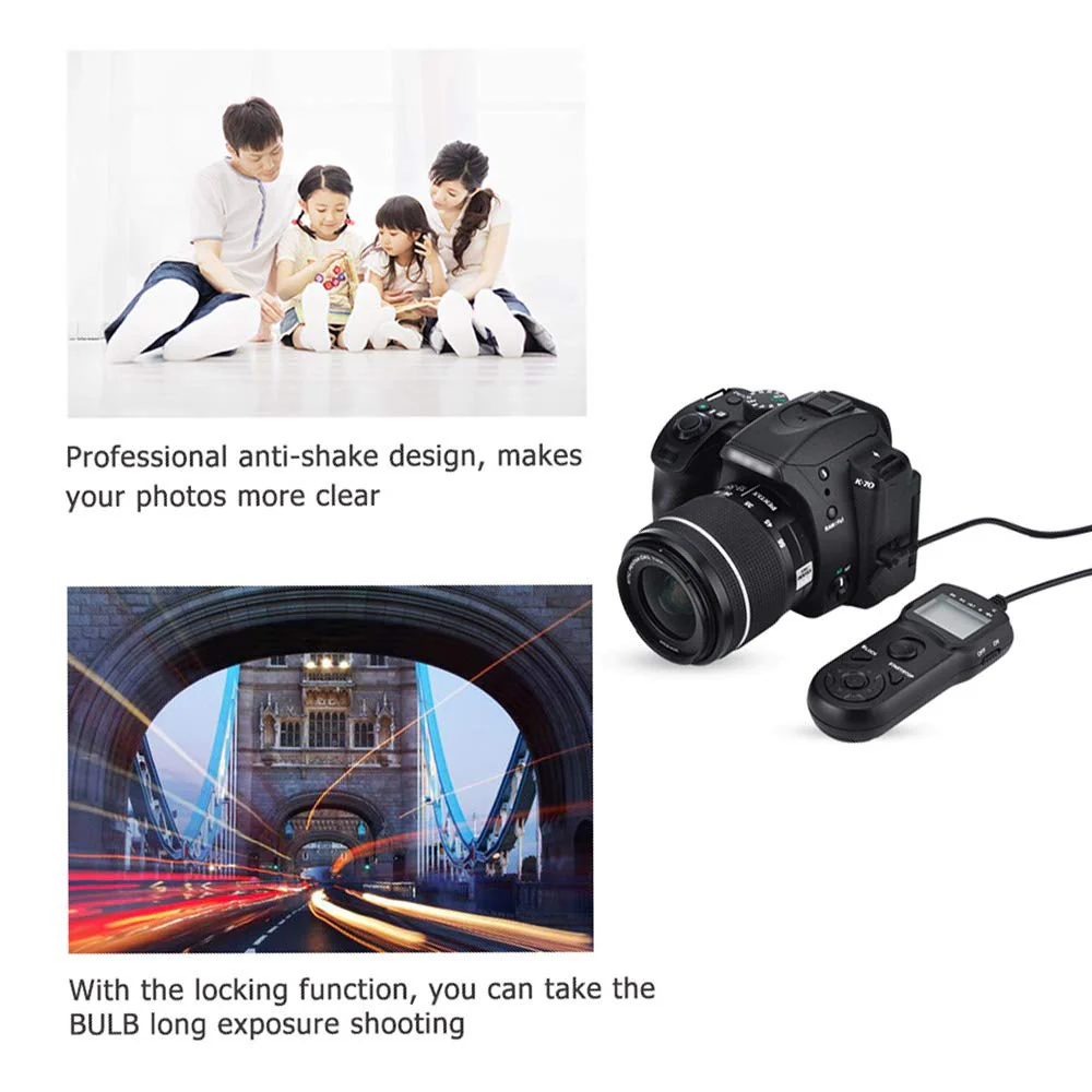 Digital Timer Remote Shutter Cord JJC Timer Shutter Release Remote Control Cord for Olympus E-M1 Mark II Replaces Olympus RM-CB2 Olympus RM-CB2 Replacement - Image 5