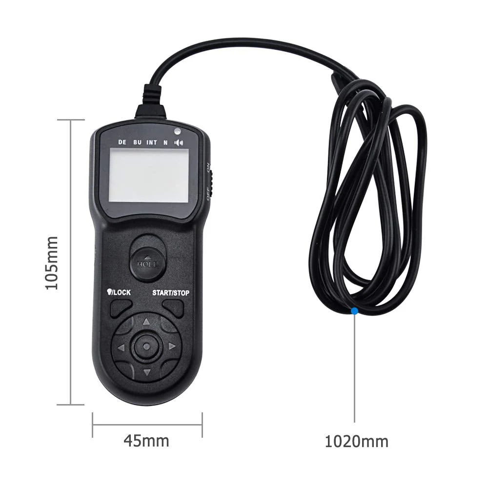 Digital Timer Remote Shutter Cord JJC Timer Shutter Release Remote Control Cord for Olympus E-M1 Mark II Replaces Olympus RM-CB2 Olympus RM-CB2 Replacement - Image 7