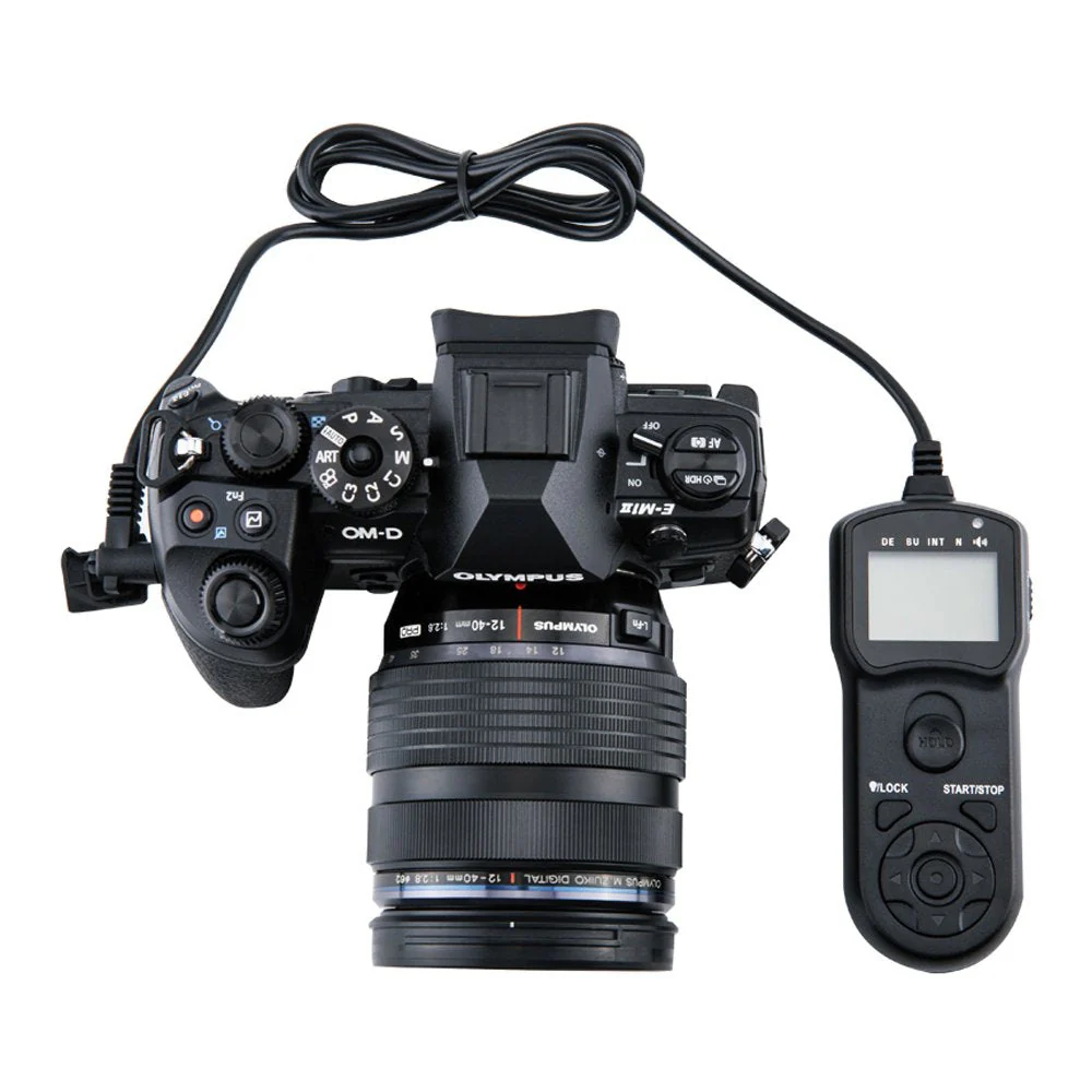 Digital Timer Remote Shutter Cord JJC Timer Shutter Release Remote Control Cord for Olympus E-M1 Mark II Replaces Olympus RM-CB2 Olympus RM-CB2 Replacement - Image 9