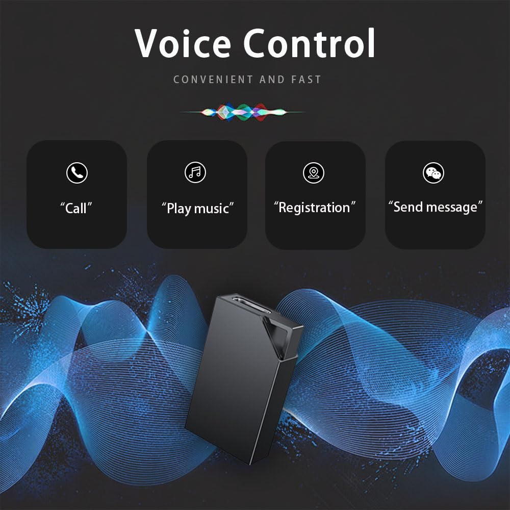 Digital Voice Recorder with 64GB Memory, USB Charging, Voice Activated Recorder, Mini Small Square Voice Recorder Voice Recorder, Meetings, Lectures and Interviews（1 * 0.8 * 0.2） 1 * 0.8 * 0.2 - Image 5
