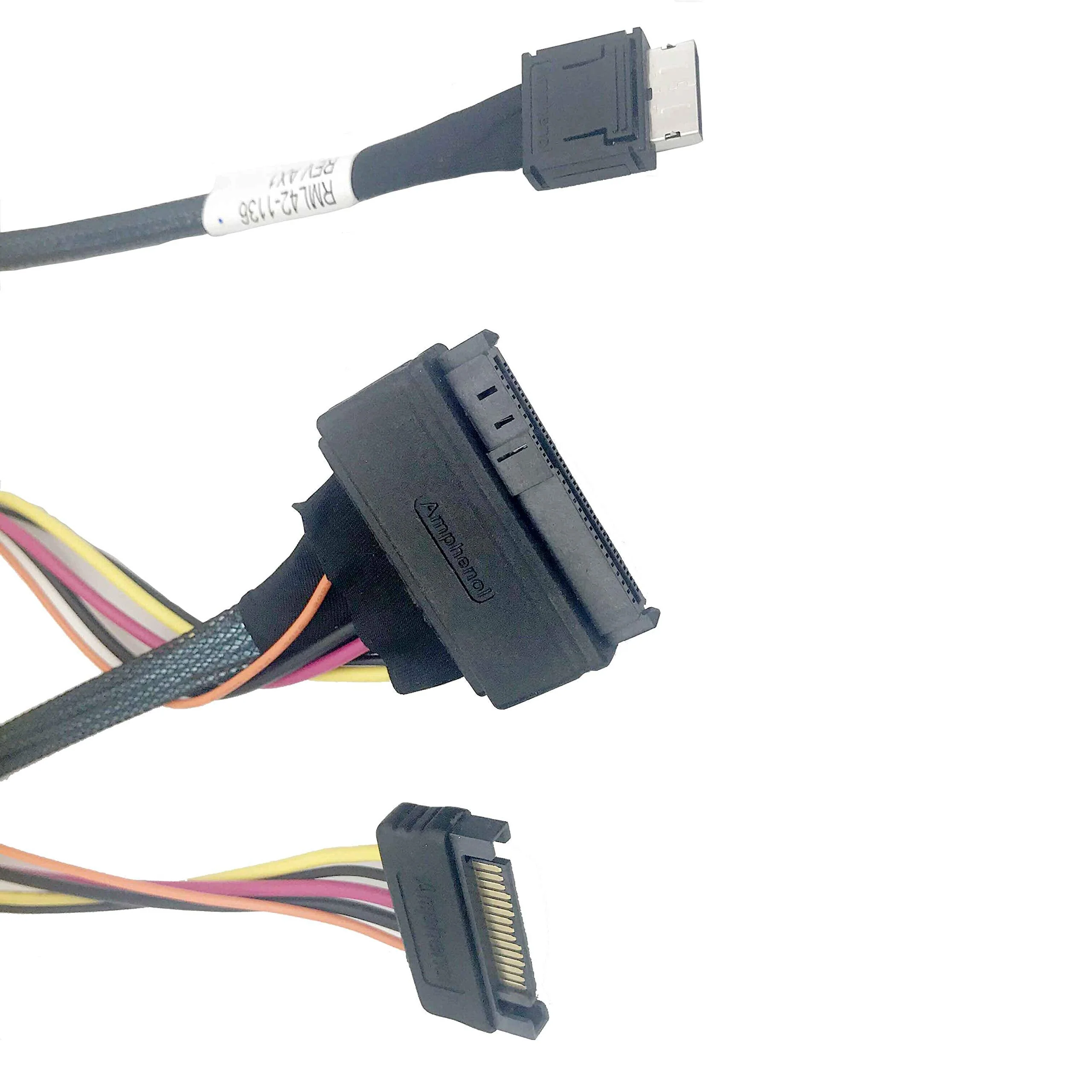 DiLinKer OCuLink(SFF-8611) to PCIE SFF-8639 U.2 NVMe with Power Cable(1M) - Image 2